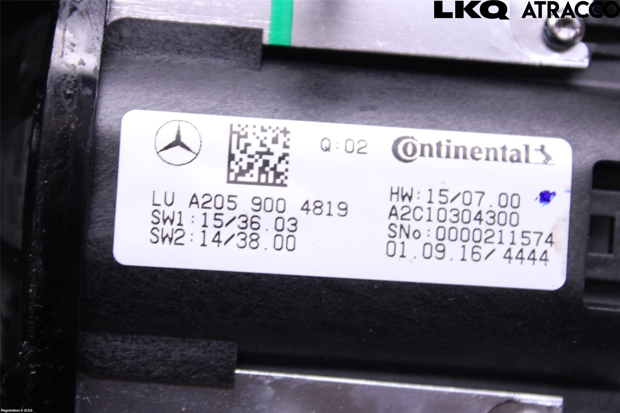 Mercedes-Benz MB C-KLASS (W205) 14-21 Bryter Multifunksjon