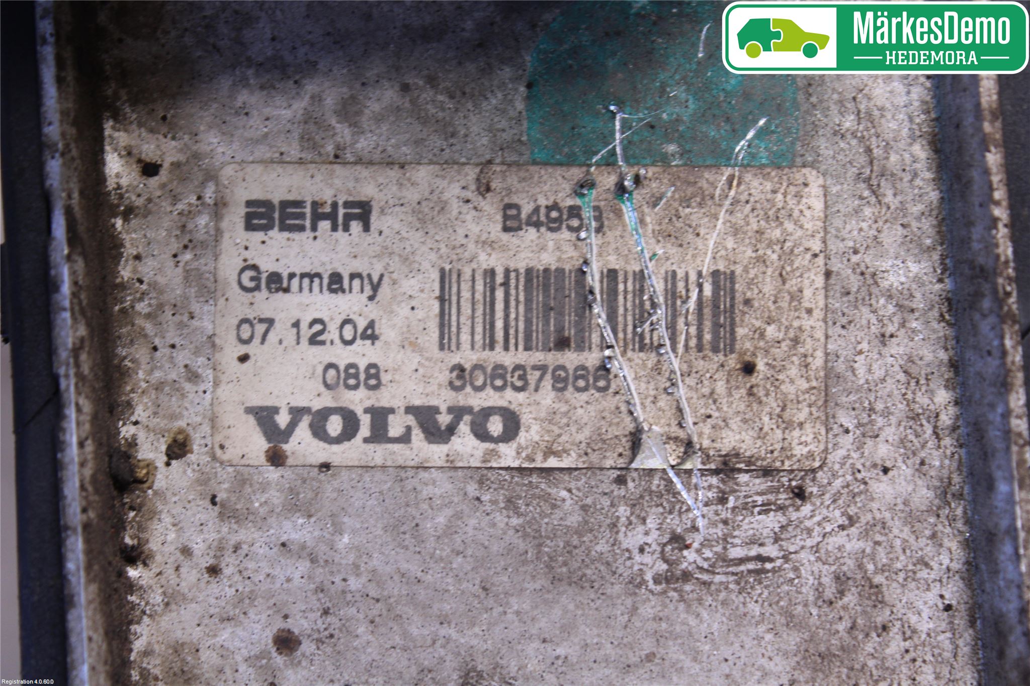 Volvo S40 04-07 Radiator Oljekjøler Motor