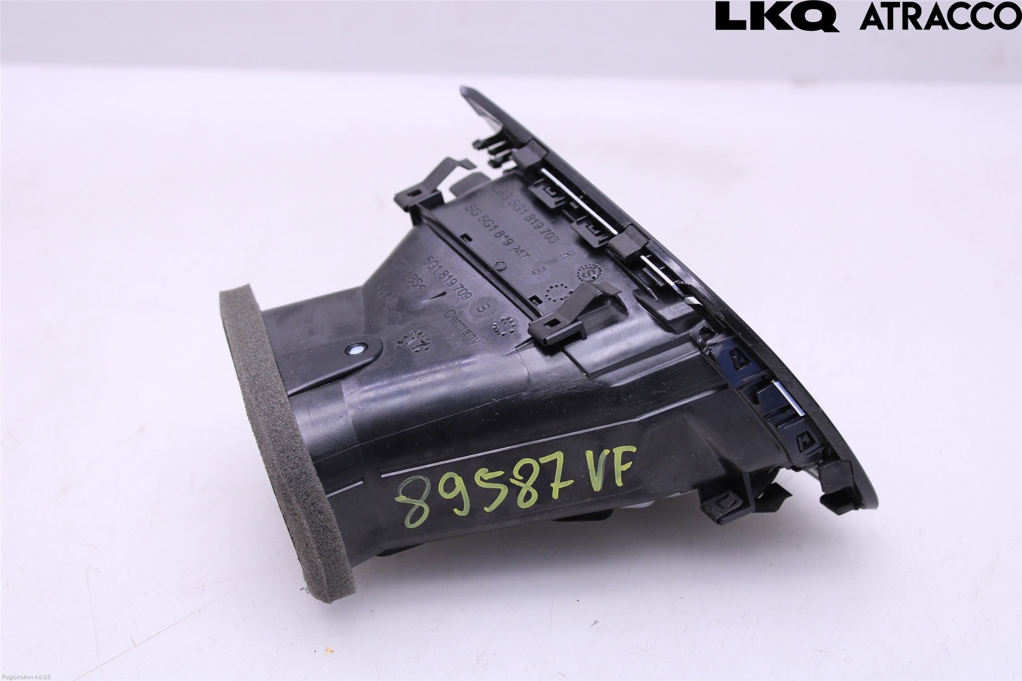Volkswagen VW GOLF / E-GOLF VII 13-20 Dashbord Kanal - Dyse