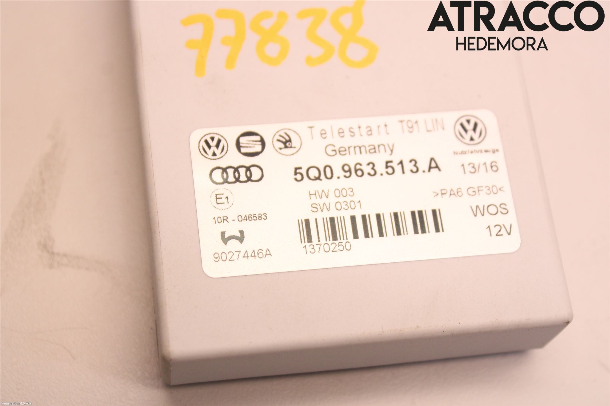 Volkswagen VW PASSAT 15-19 Styreenhet Øvrig