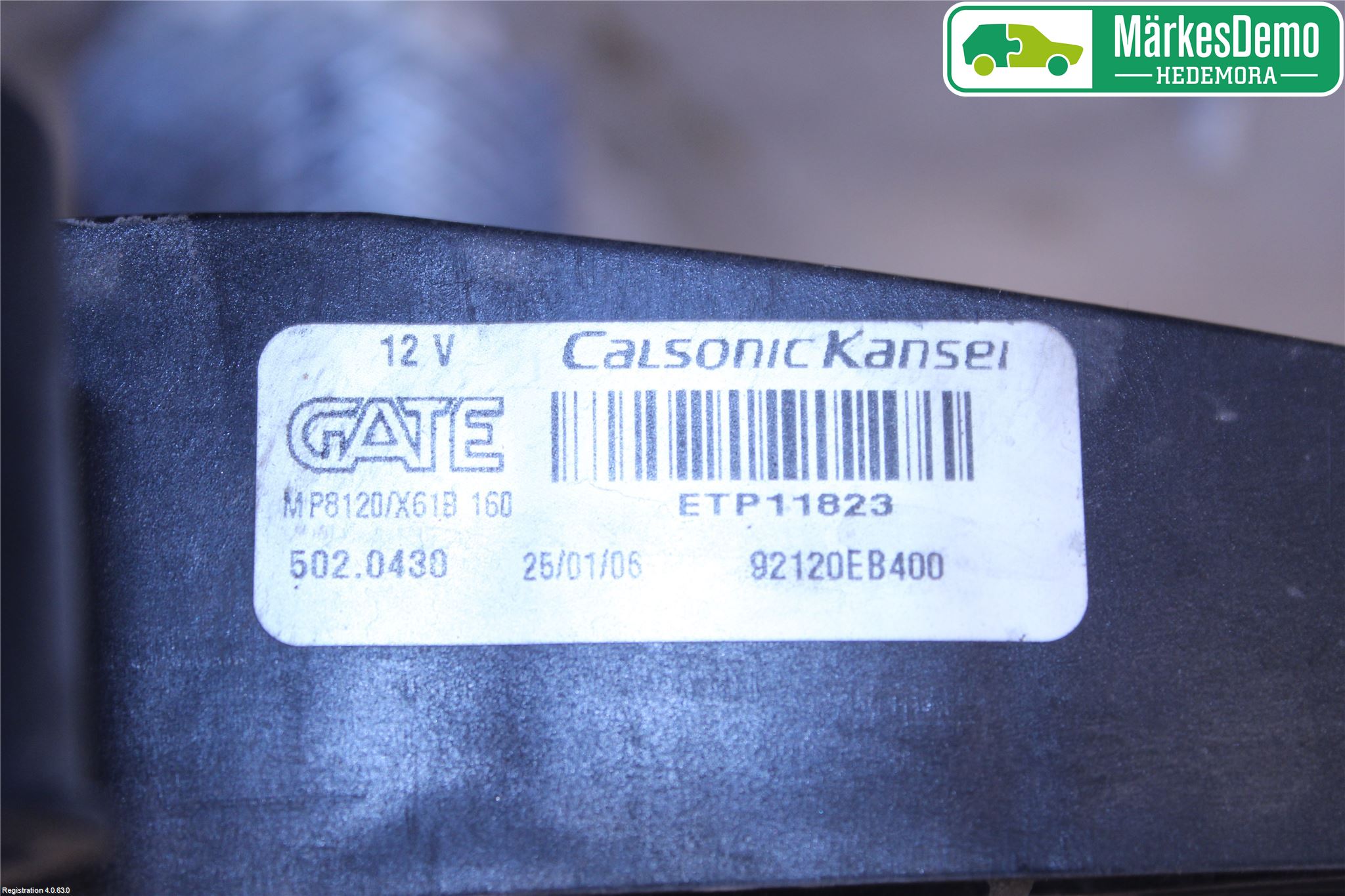 Nissan NAVARA 05-16 Kjølevifte Elektrisk