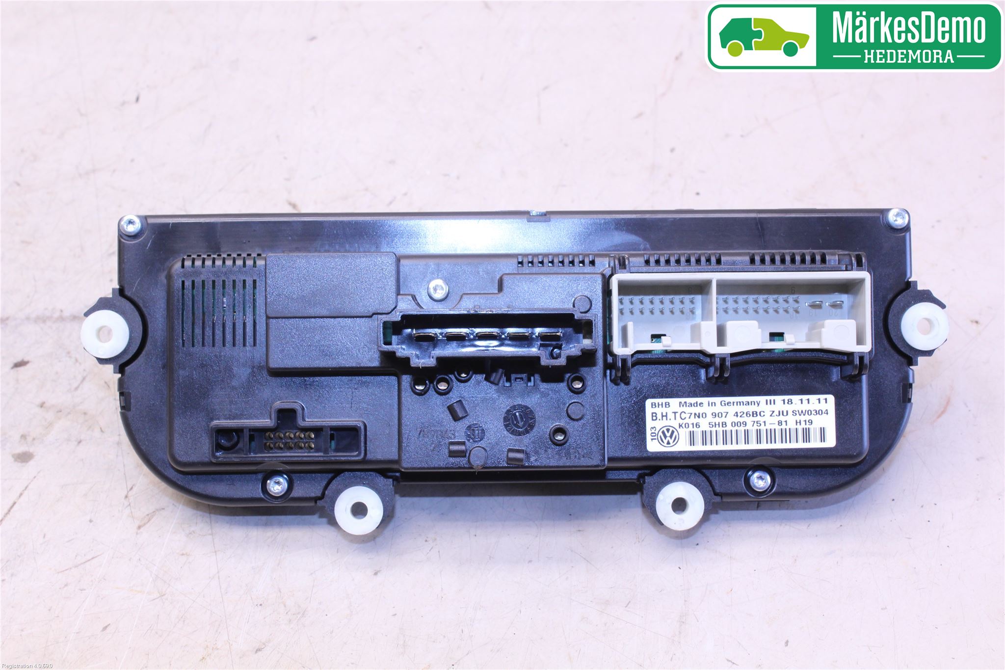Volkswagen VW CADDY 11-15 Varme Ac Betjening-Display