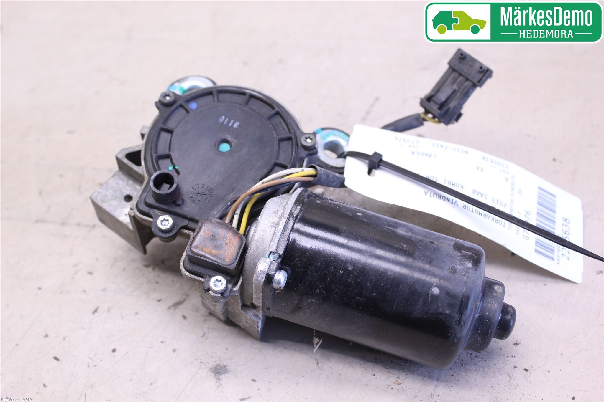 Saab 9-3 VER2/VER3 08-15 Viskermotor Frontrute