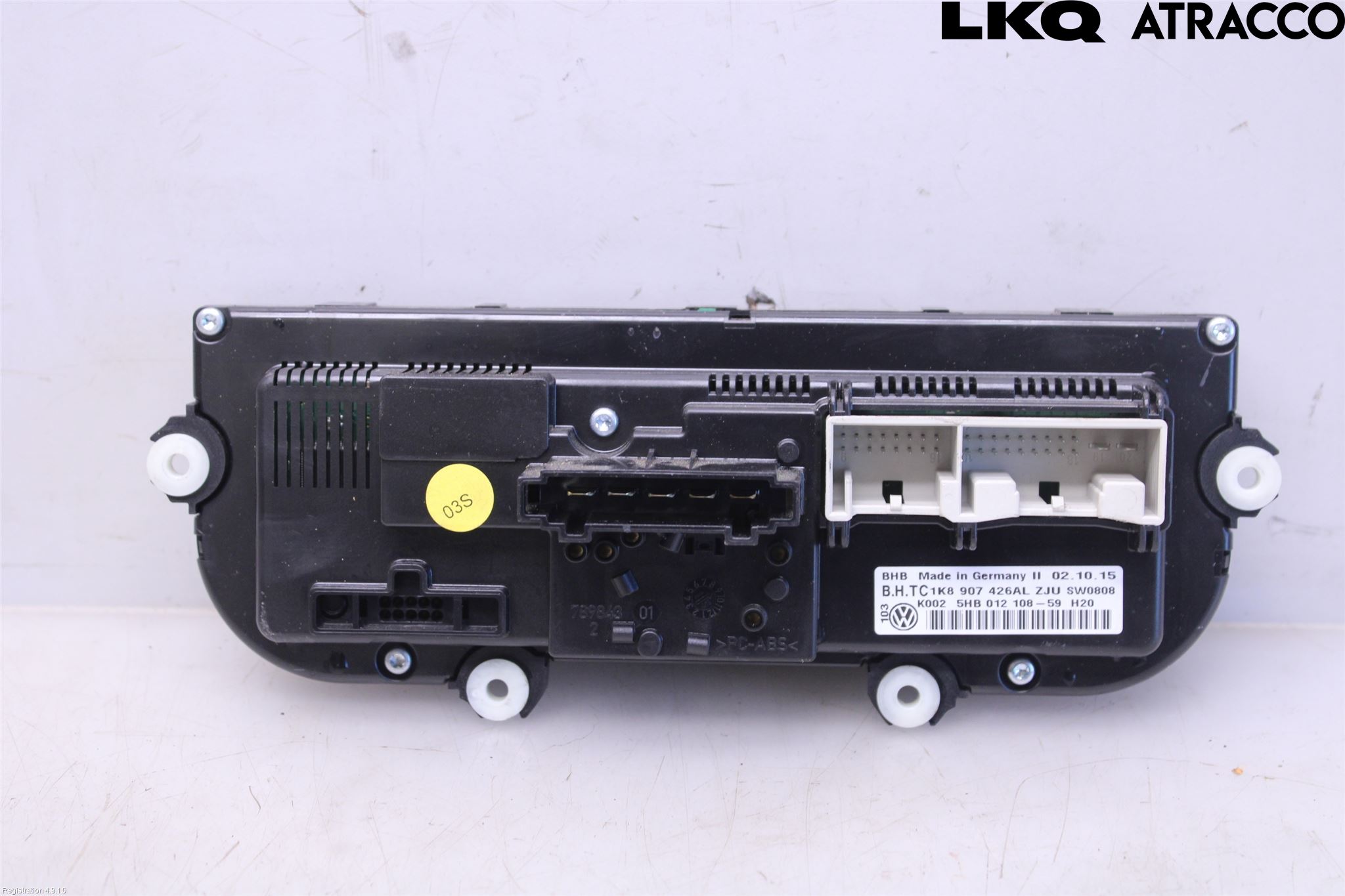 Volkswagen VW CADDY 16-20 Varme Ac Betjening-Display