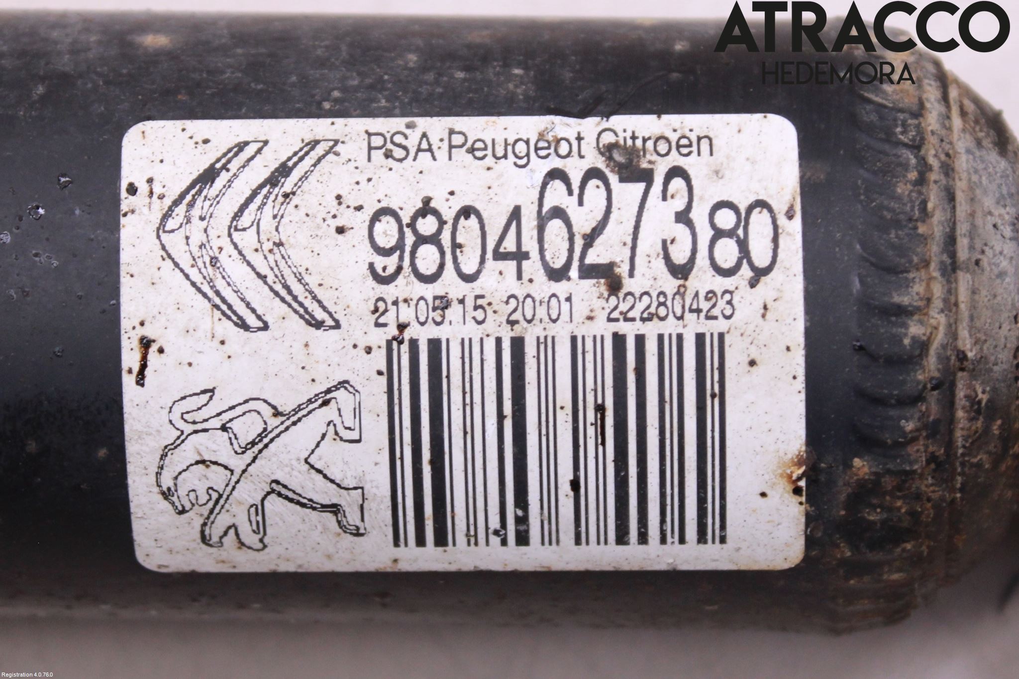 Peugeot 208 12-15 Støtdemper Bak