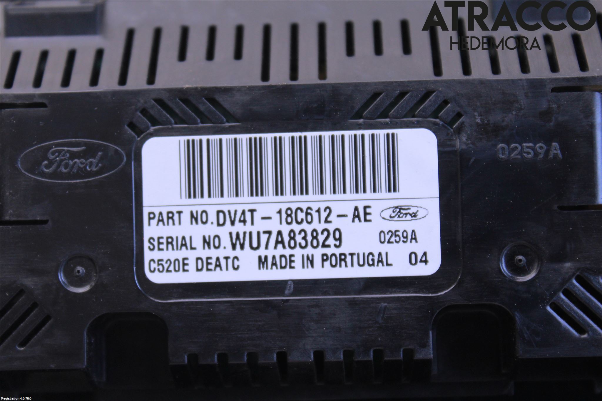 Ford KUGA 13-16 Varme Ac Betjening-Display