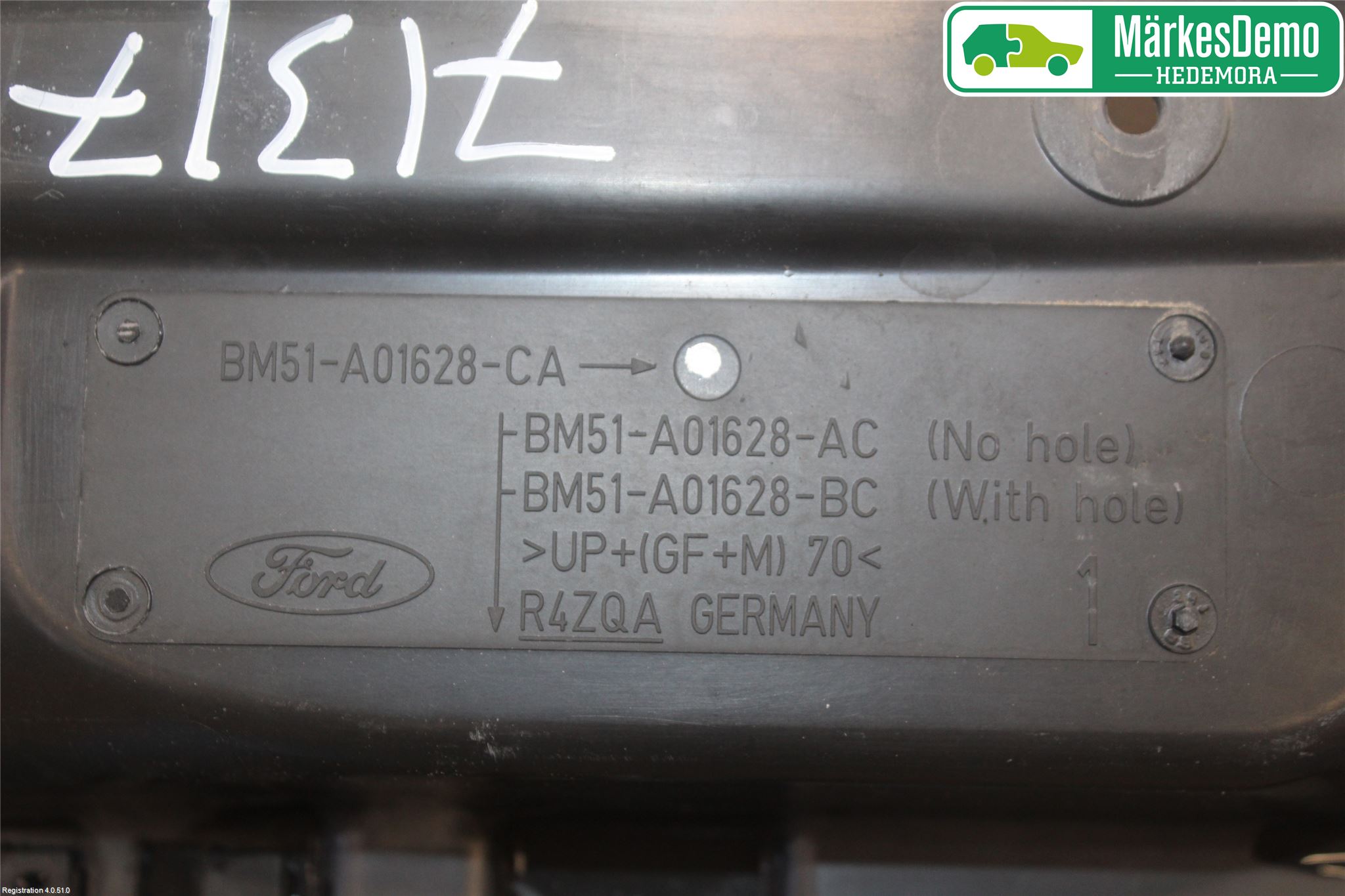 Ford FOCUS 11-14 Visker Deksel-Grill-Under Frr