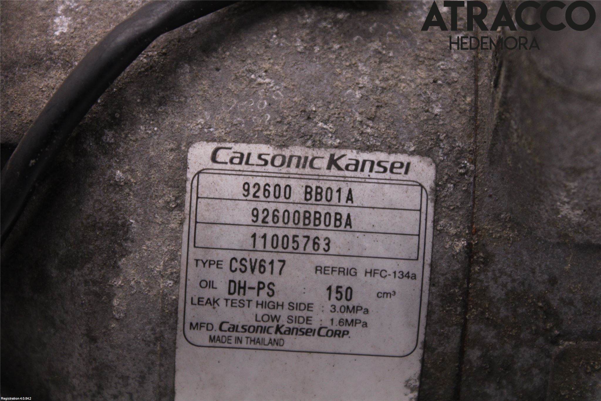 Nissan QASHQAI+2  10-14 Varme Ac Kompressor