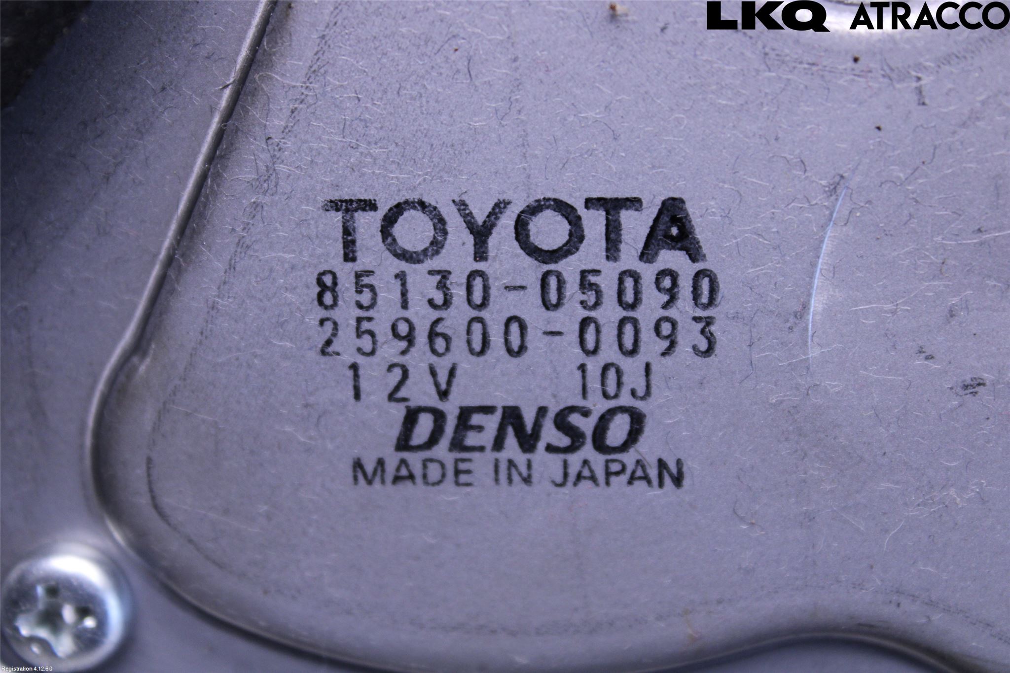 Toyota AVENSIS 07-08 Viskermotor Bakluke