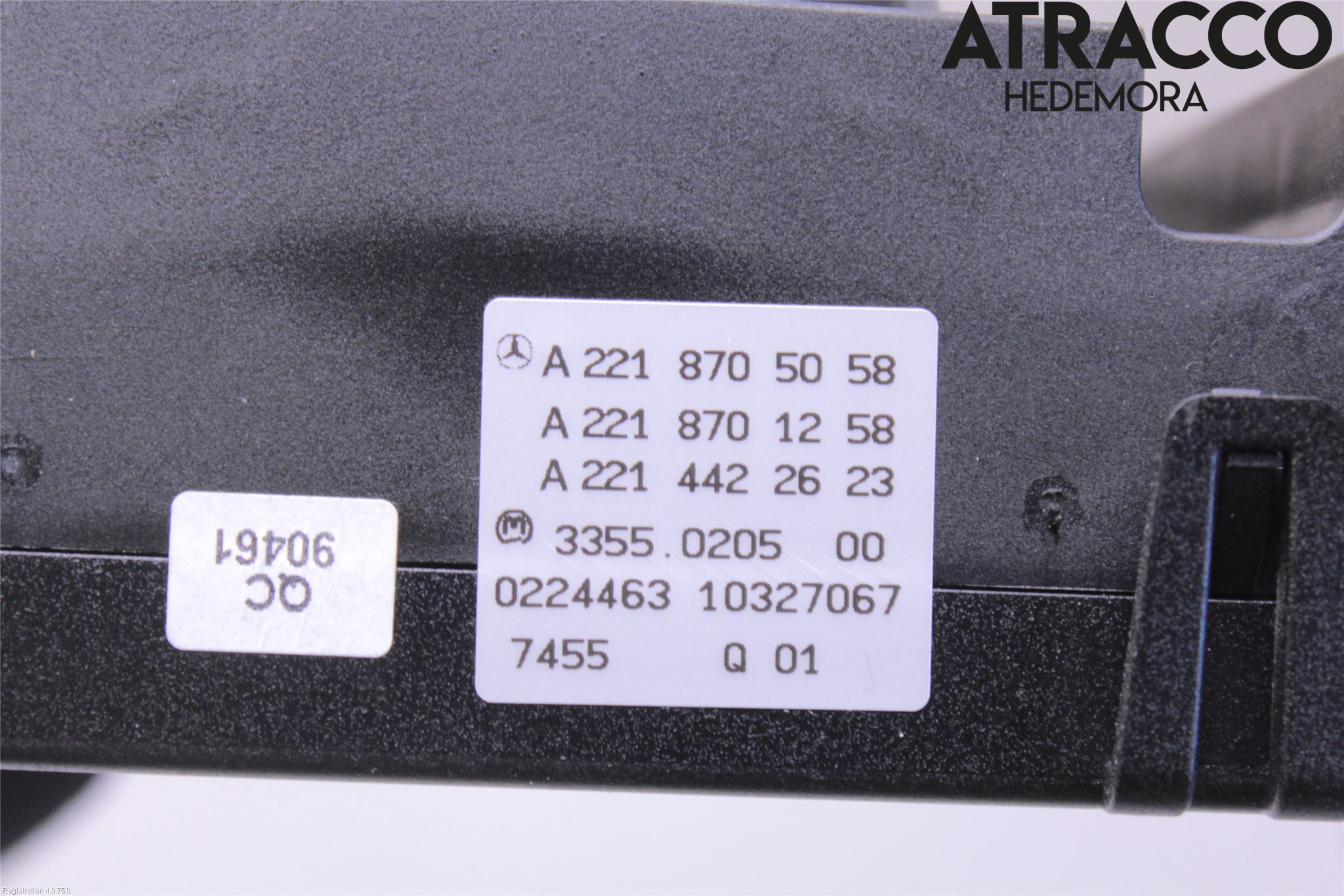 Mercedes-Benz MB S-KLASS (W221) 05-13 Varme Ac Betjening-Display