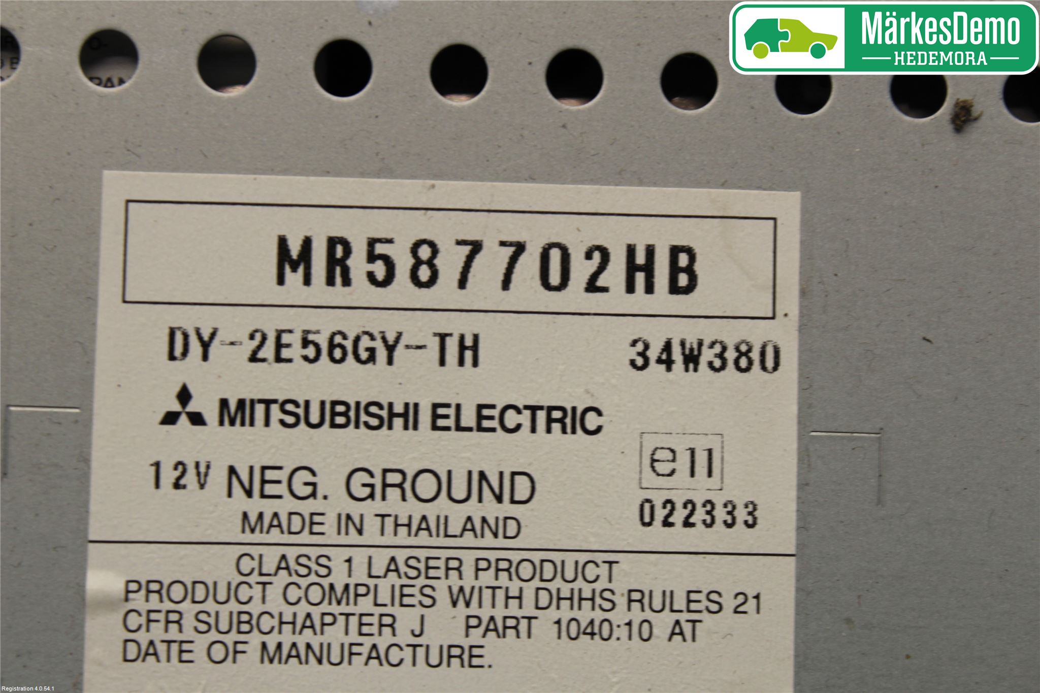Mitsubishi COLT   04-08 Stereo Radio Med Cd