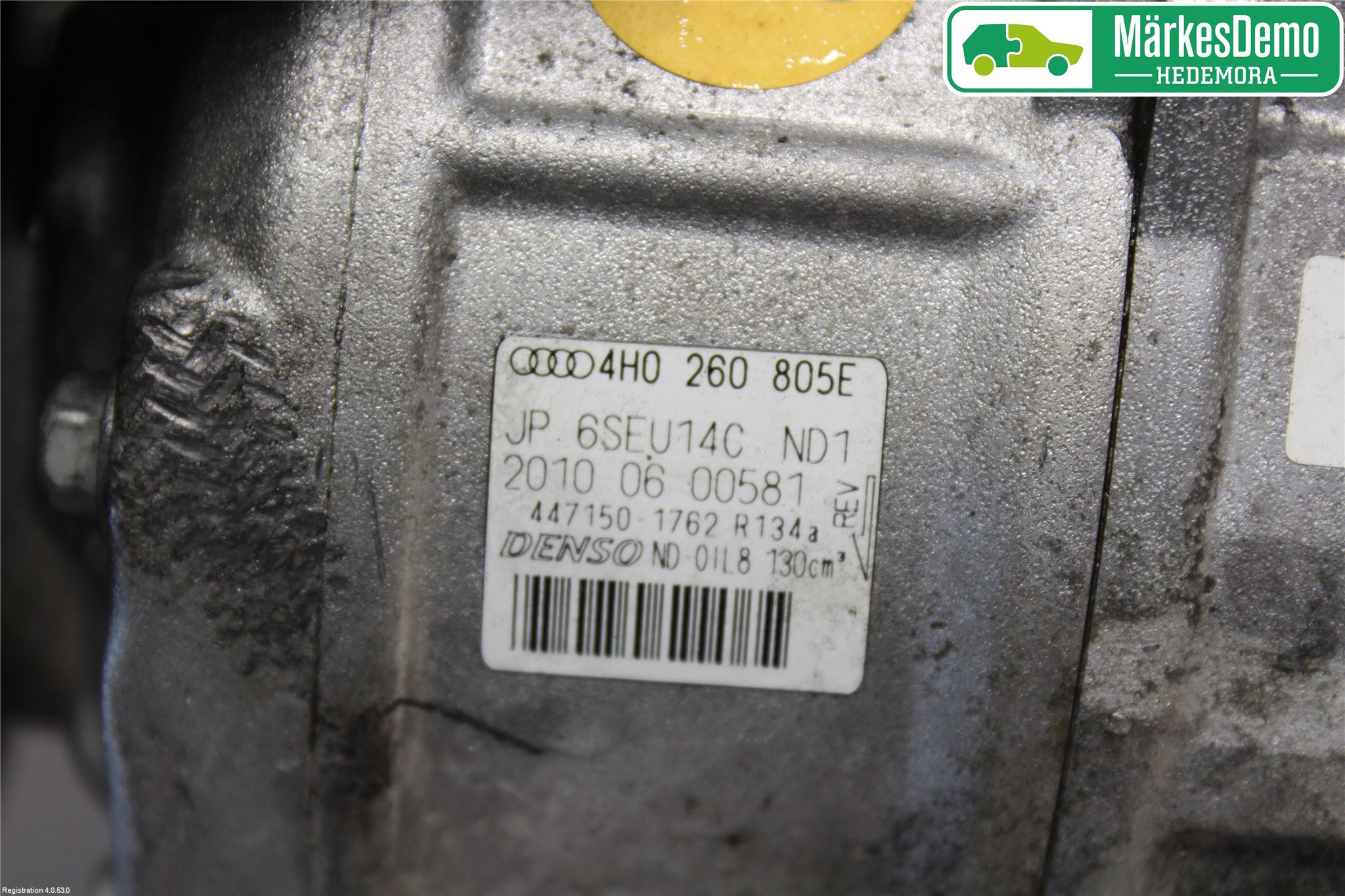 Audi A8/S8 4H 10-17 Varme Ac Kompressor
