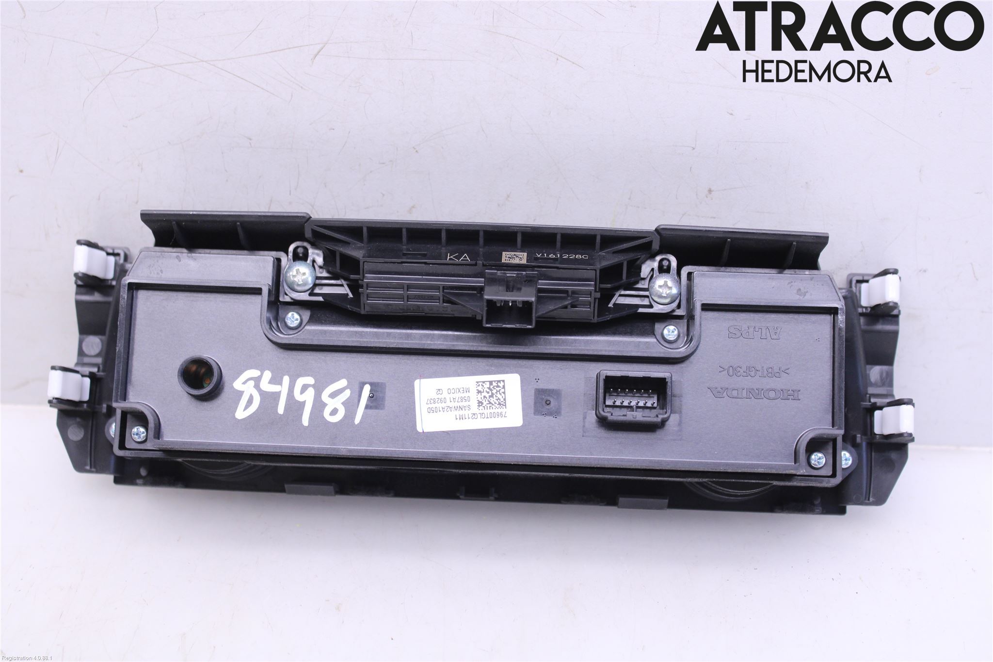 Honda CIVIC 17-22 Varme Ac Betjening-Display