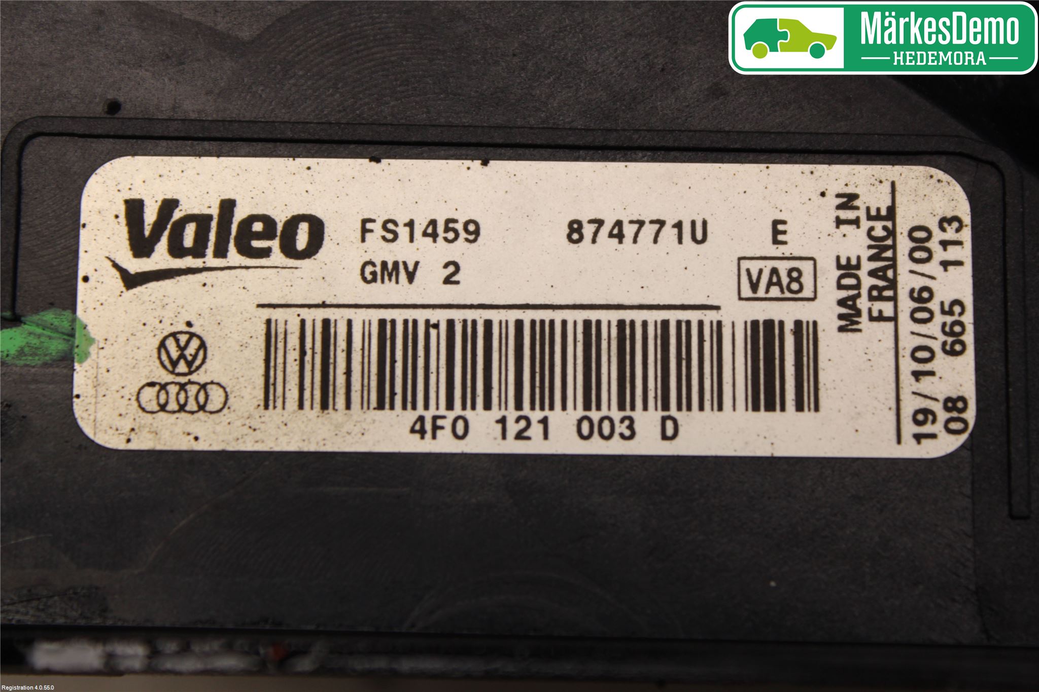 Audi A6/S6     05-11 Kjølevifte Elektrisk