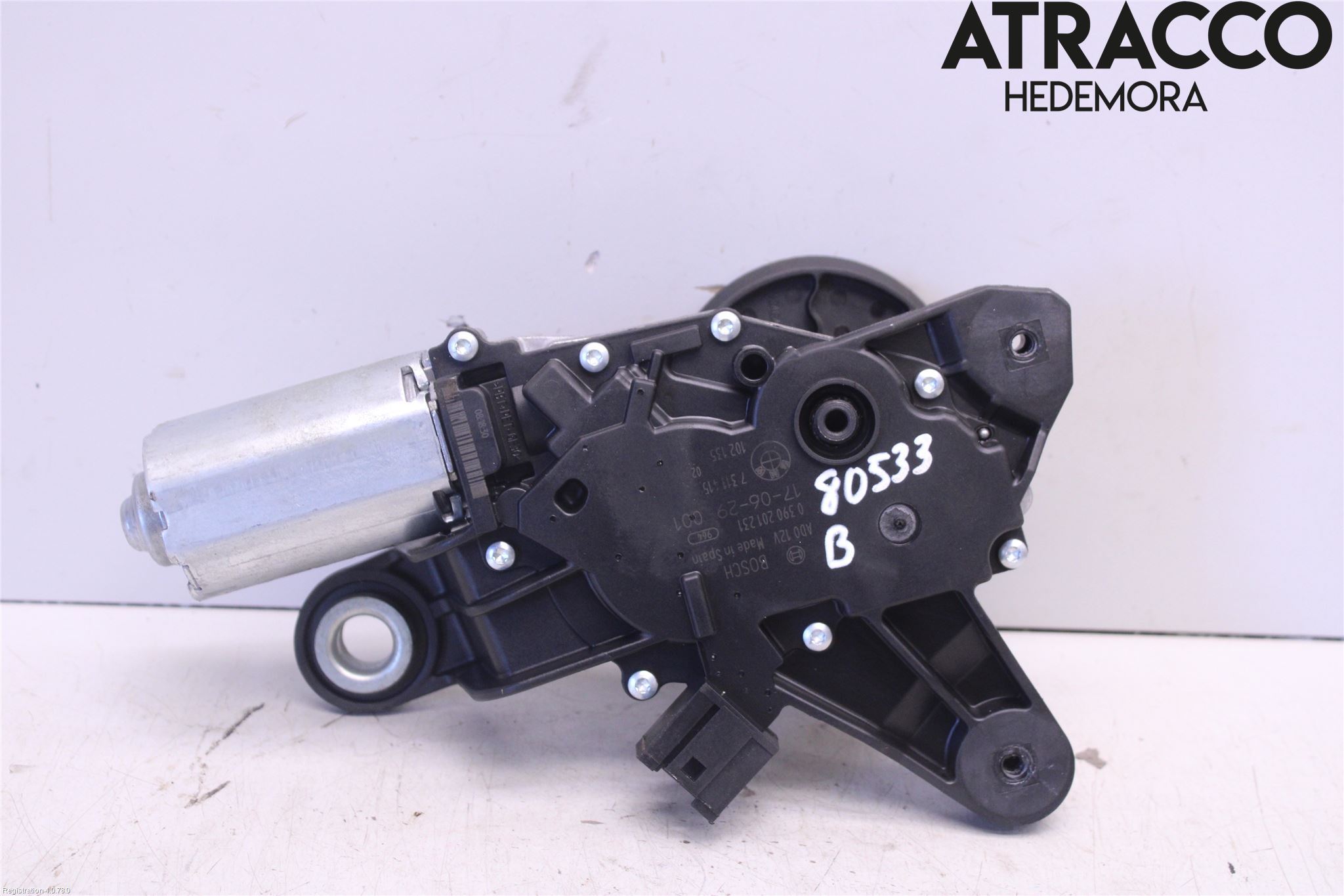 BMW 3 F30/F31/F80 12-19 Viskermotor Bakluke