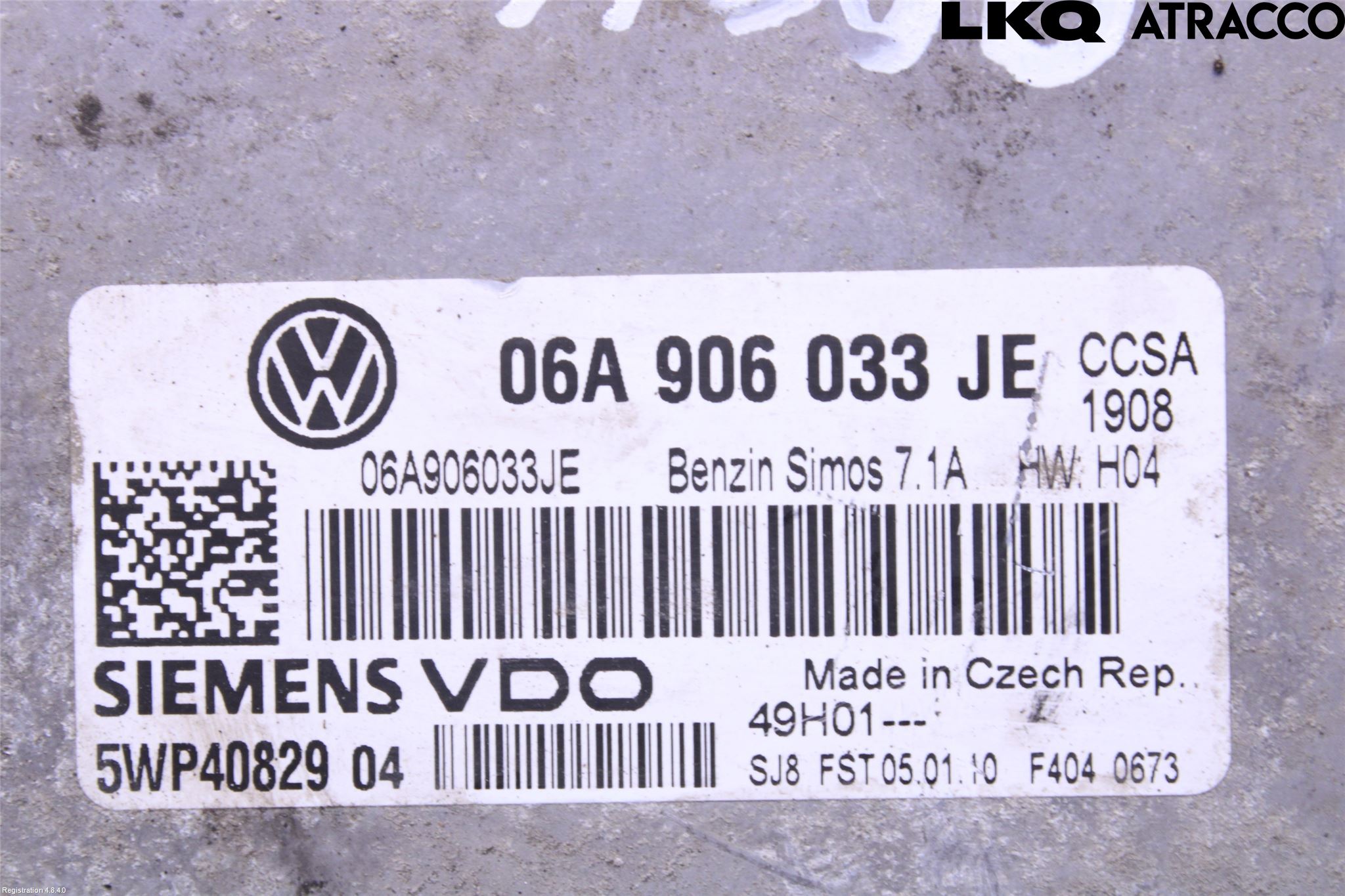 Skoda OCTAVIA (1Z) 05-13 Styreenhet Innsprøytning