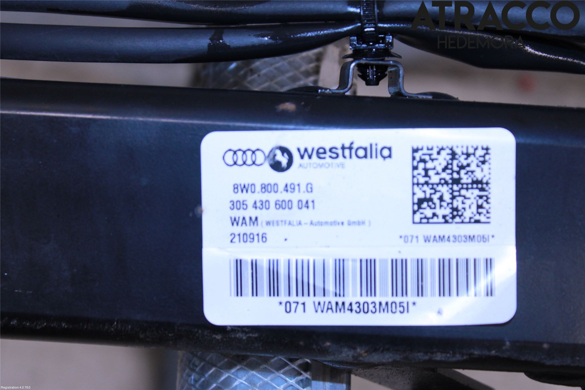 Audi A4/S4 B9 16-19 Tilhengerfeste