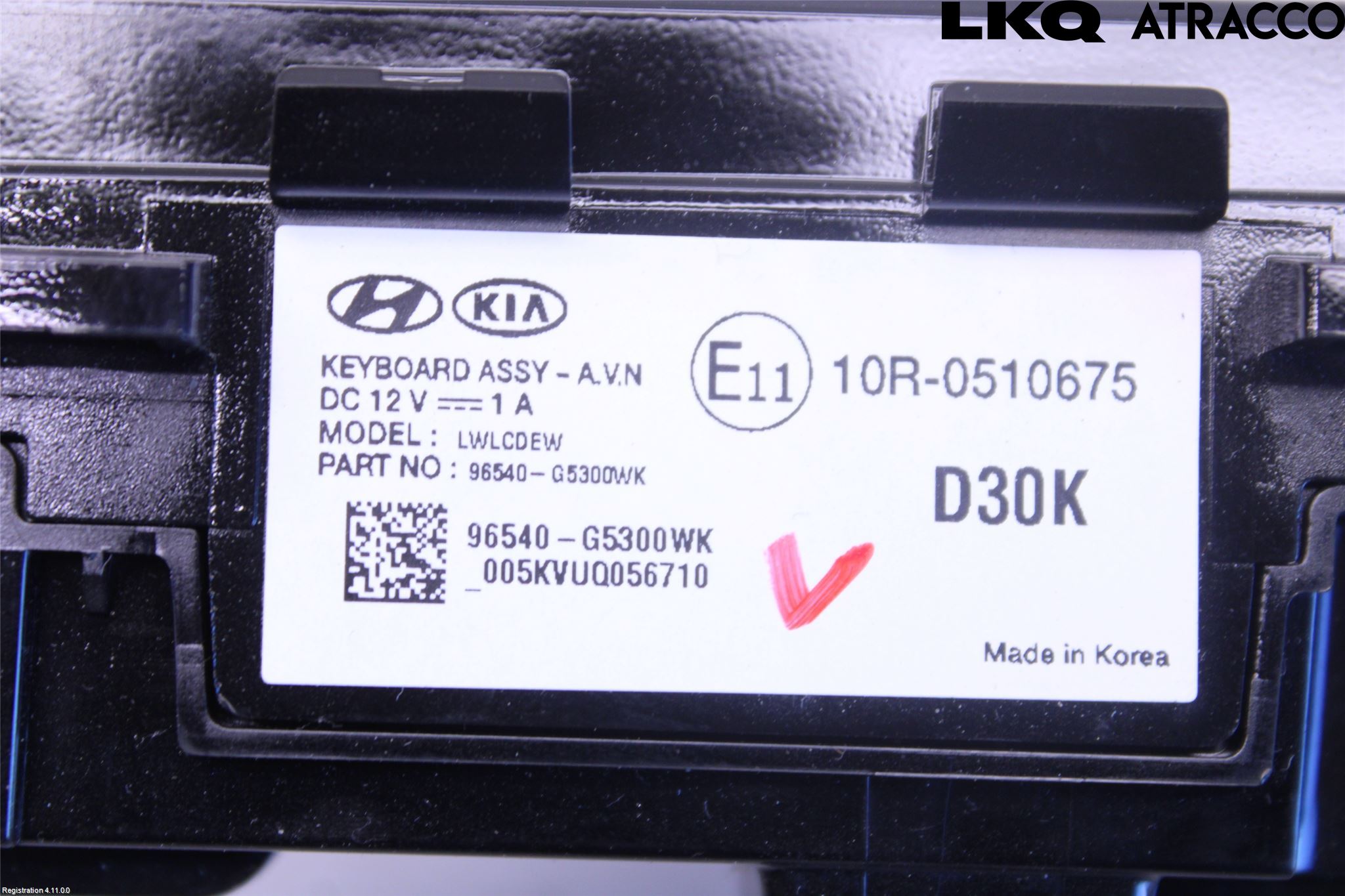 Kia NIRO (DE) 17-22 Stereo Radio Med Cd