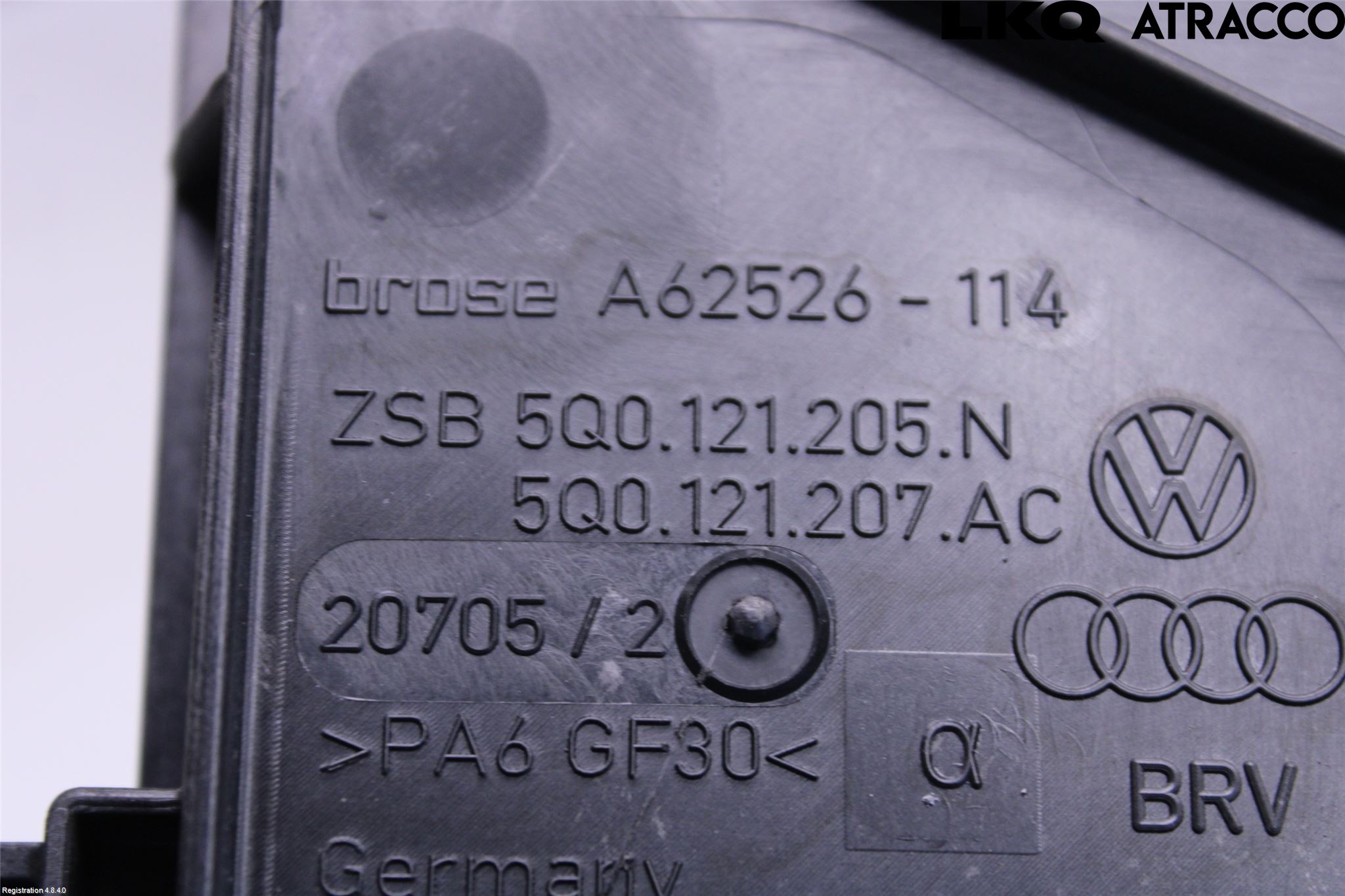 Volkswagen VW GOLF / E-GOLF VII 13-20 Kjølevifte-Radiator Hus-Kåpe