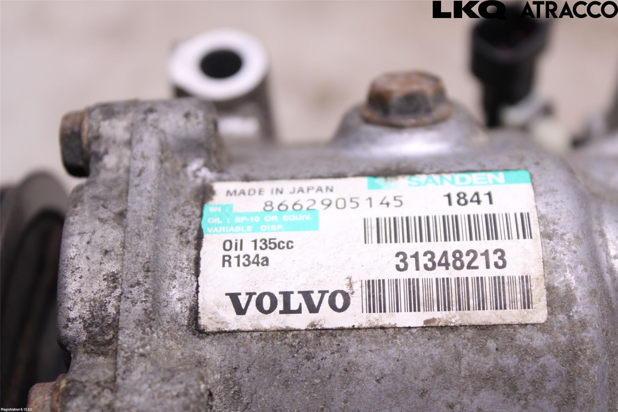 Volvo V60 11-13 Varme Ac Kompressor