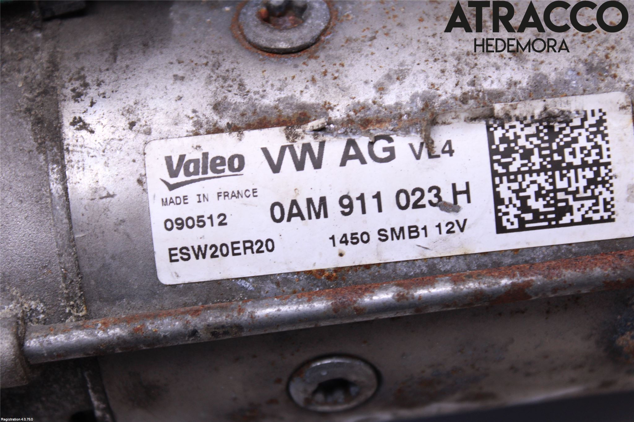 Volkswagen VW TOURAN 10-15 Startmotor Diesel