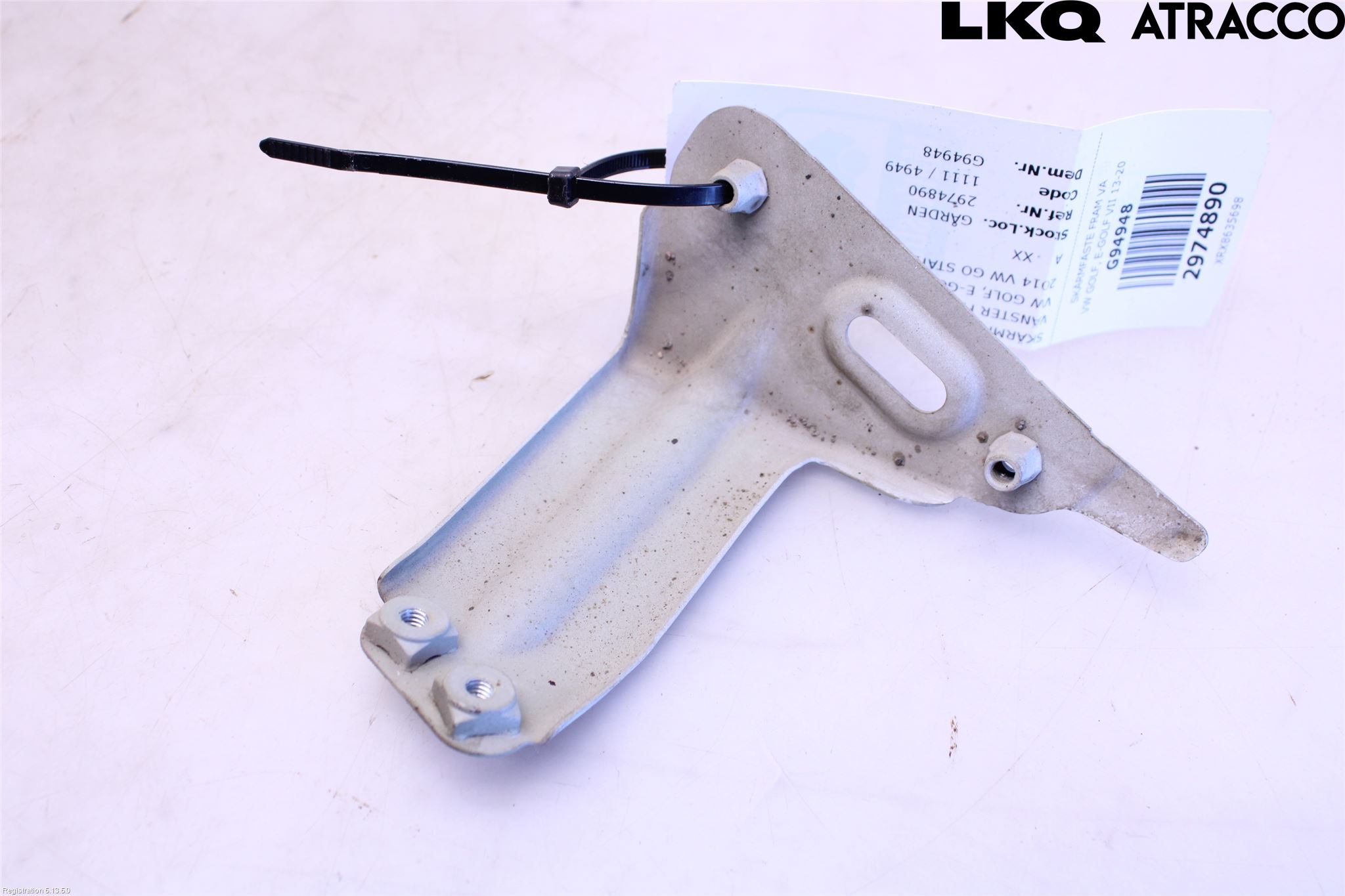 Volkswagen VW GOLF / E-GOLF VII 13-20 Frontskjermfeste Venstre