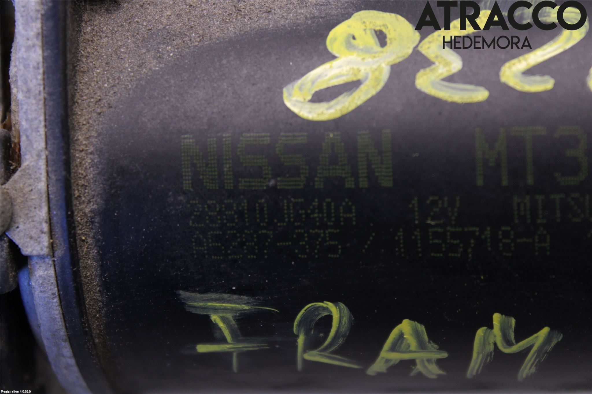 Nissan X-TRAIL 08-14 Viskermotor Frontrute