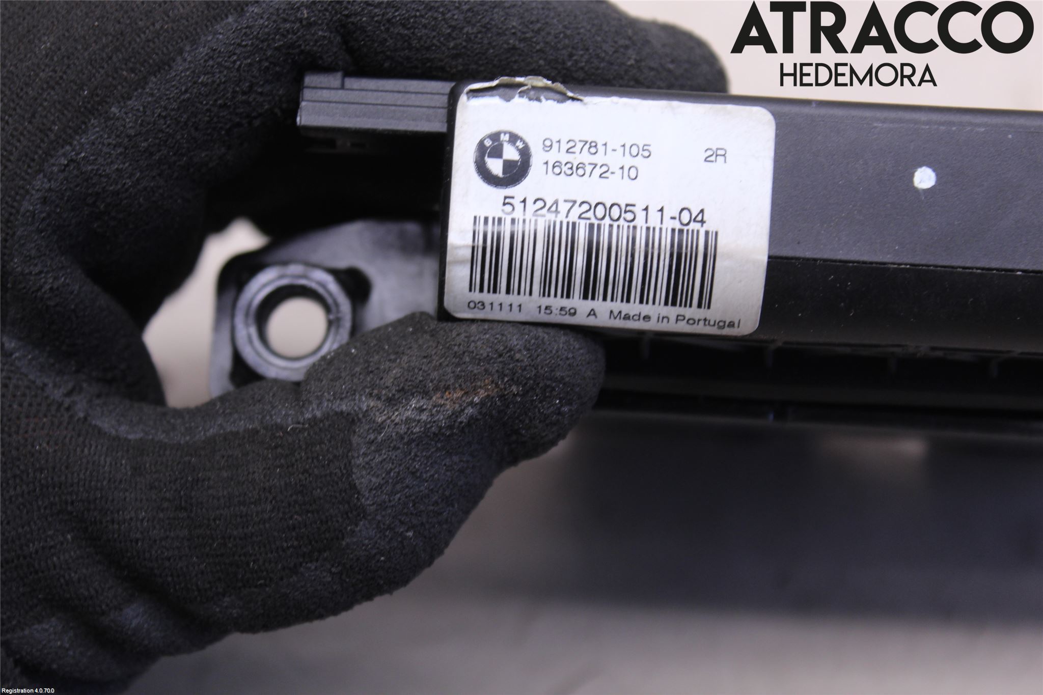BMW X1 E84 10-15 Bakluke-Lokk Låsekasse