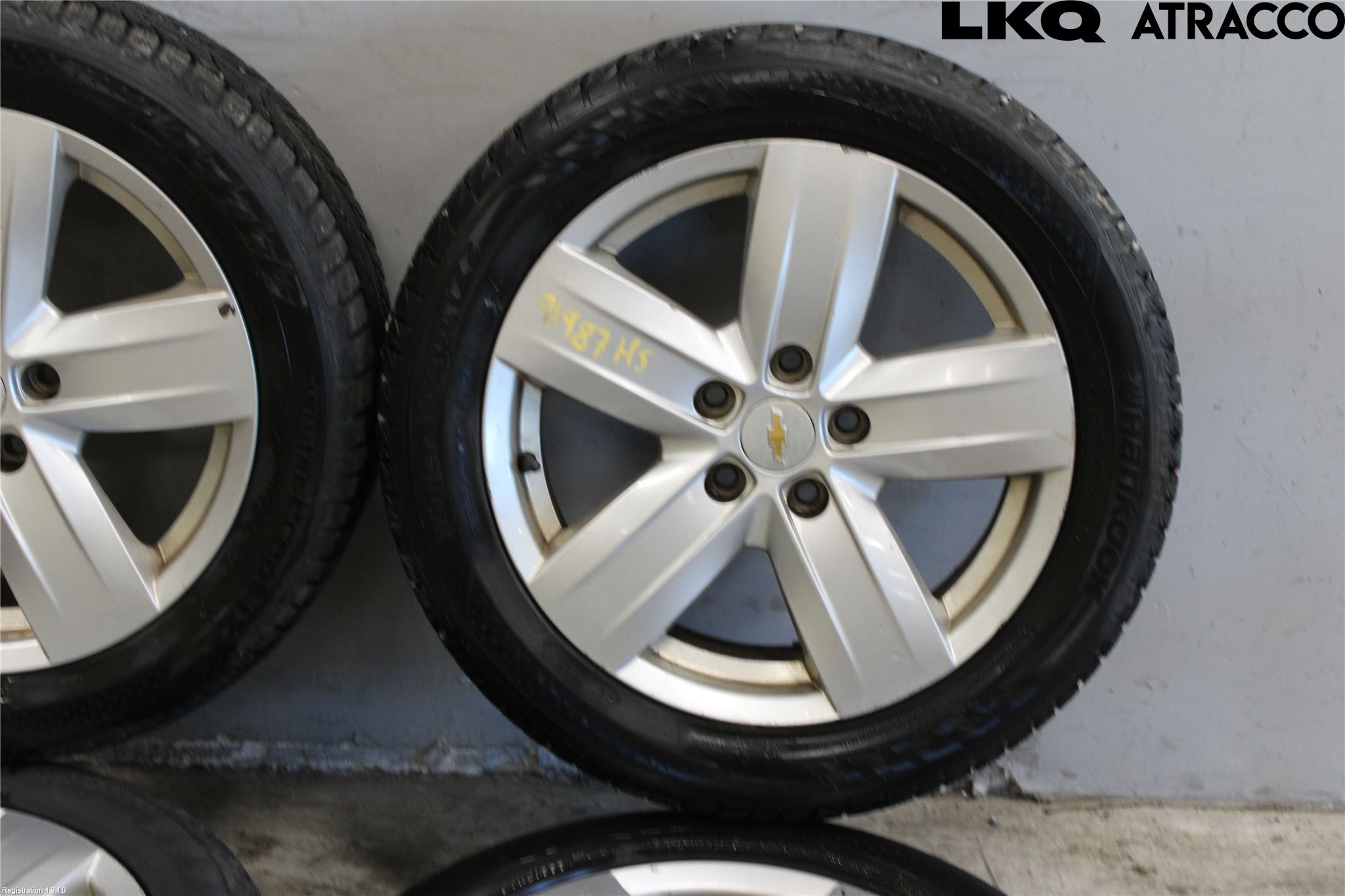GM CHEVROLET ORLANDO Dekk Vinter På Alu Felg 4Stk