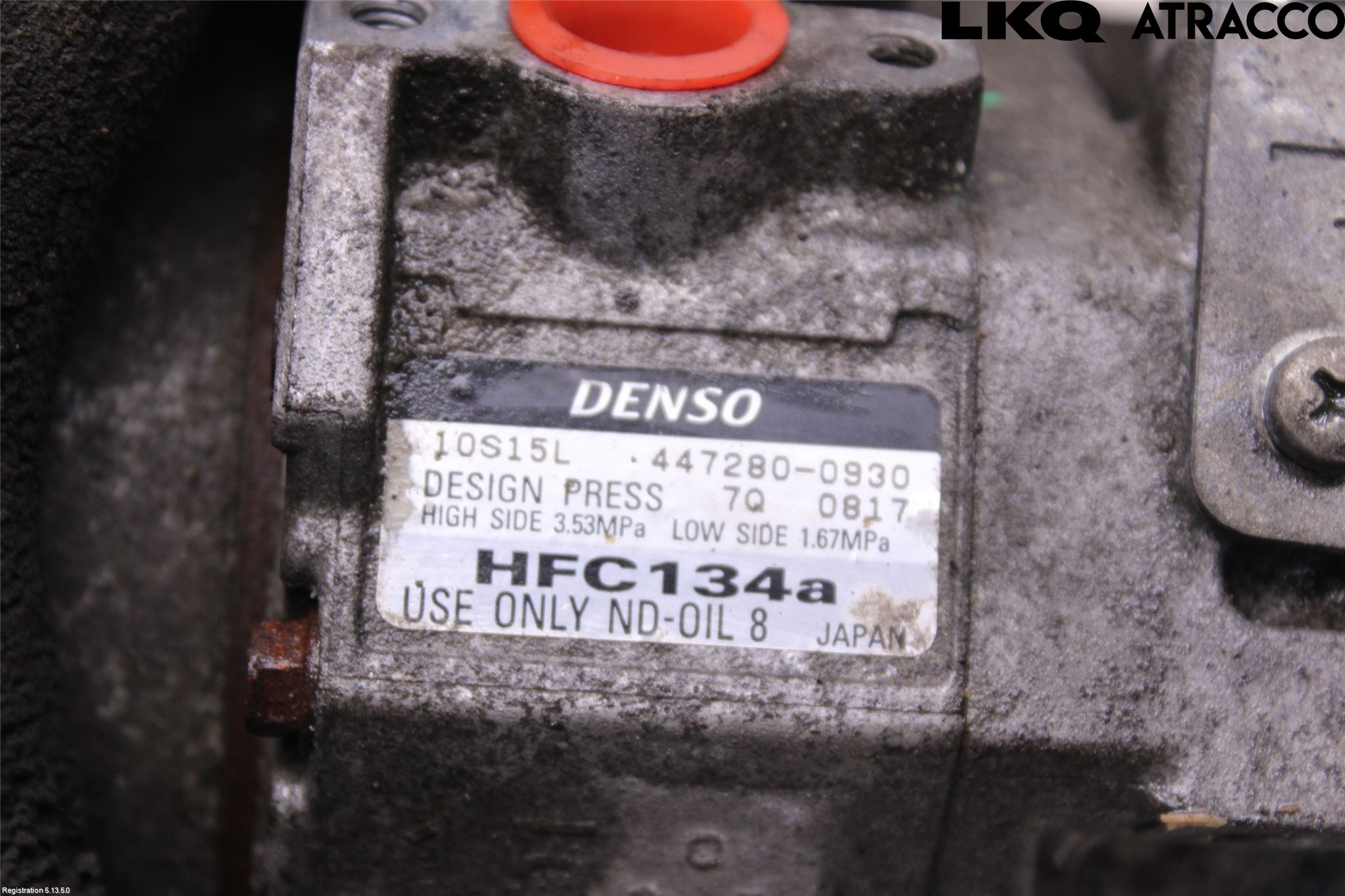 Subaru OUTBACK 10-15 Varme Ac Kompressor