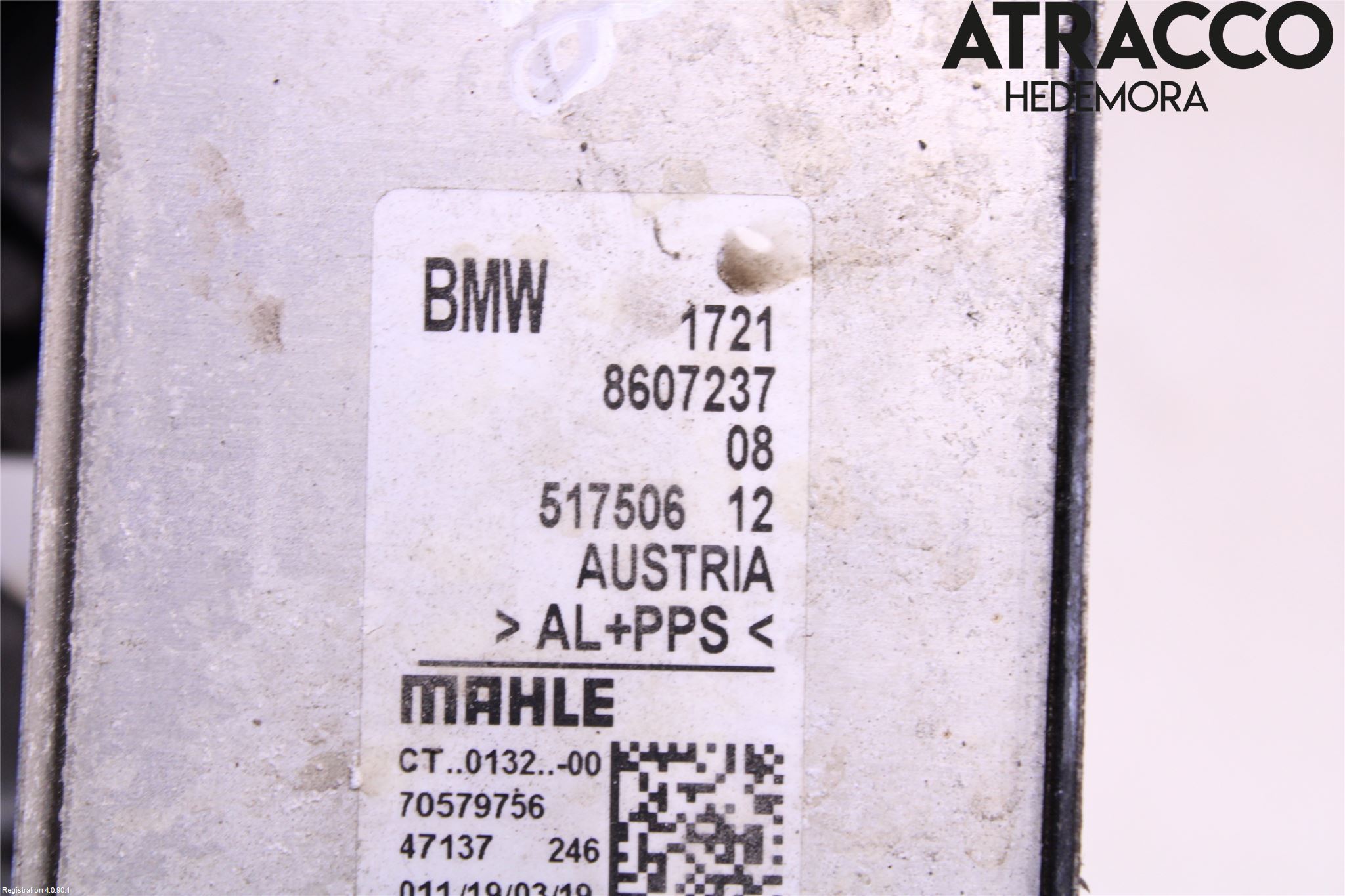 BMW X4 G02 18- Radiator Oljekjøler Automatgea