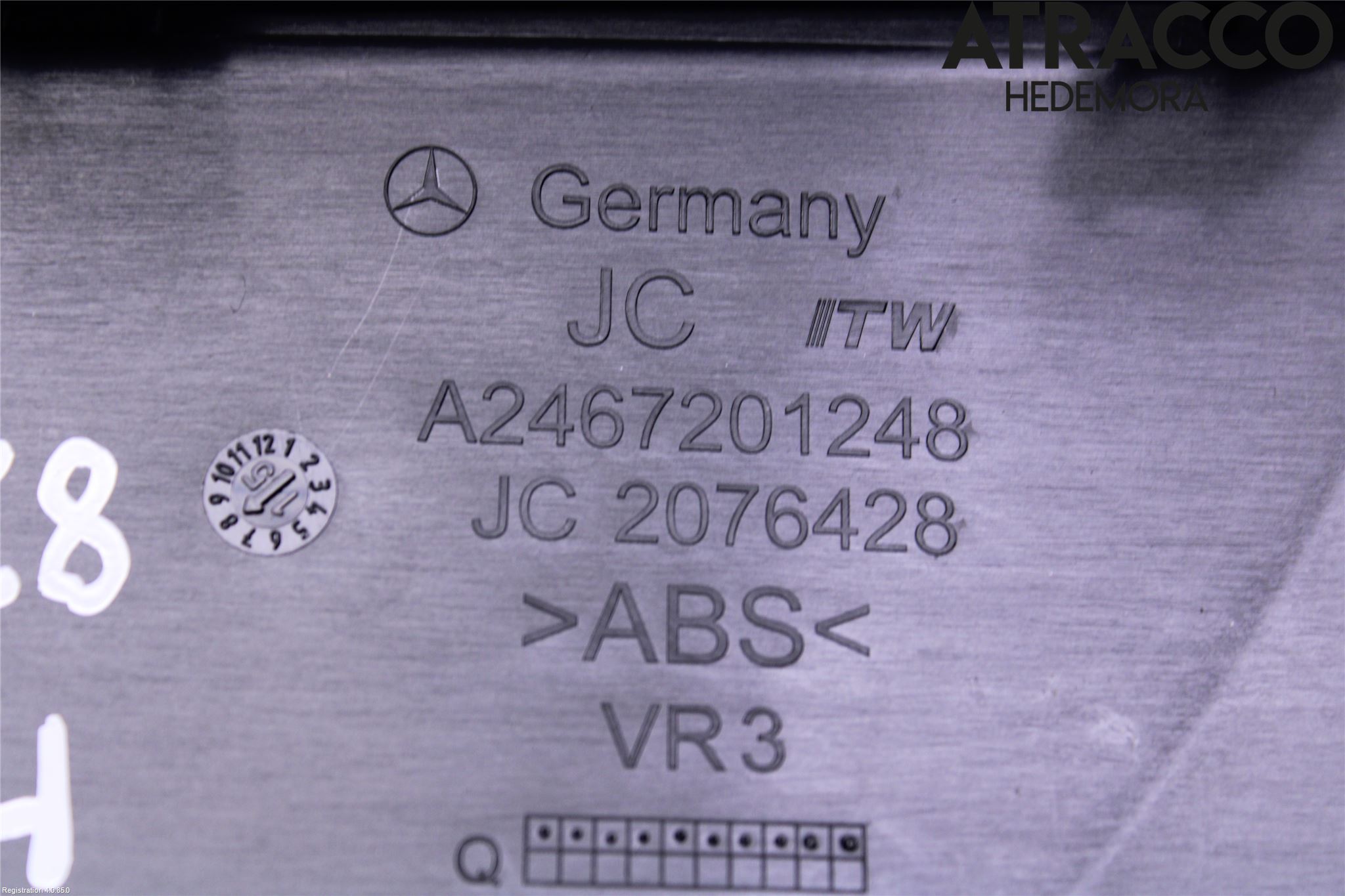 Mercedes-Benz MB CLA-KLASS (C117/X117) 13-19 Innr Dørhandtak H Indre