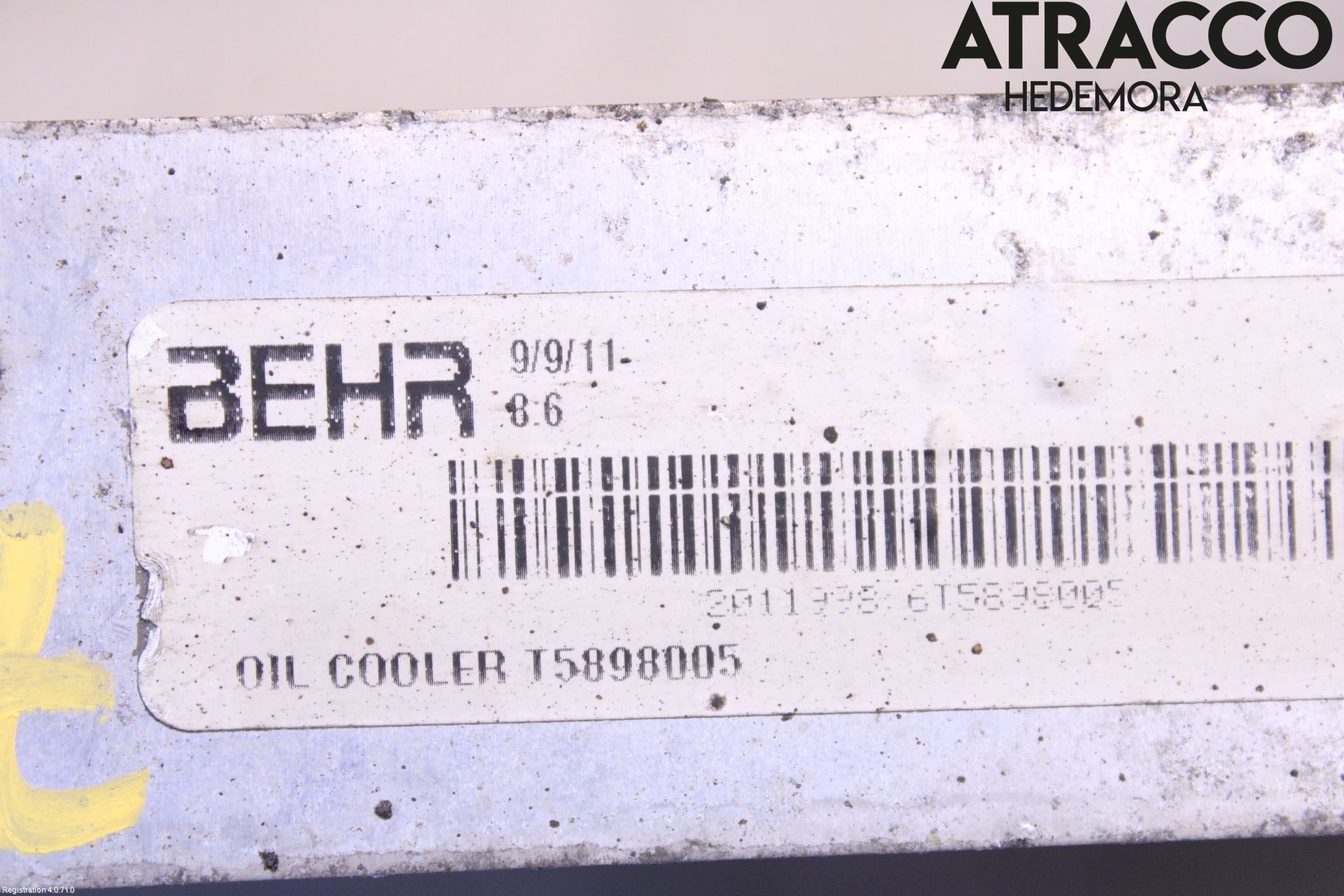 BMW X6 E71/E72   08-14 Radiator Oljekjøler Motor