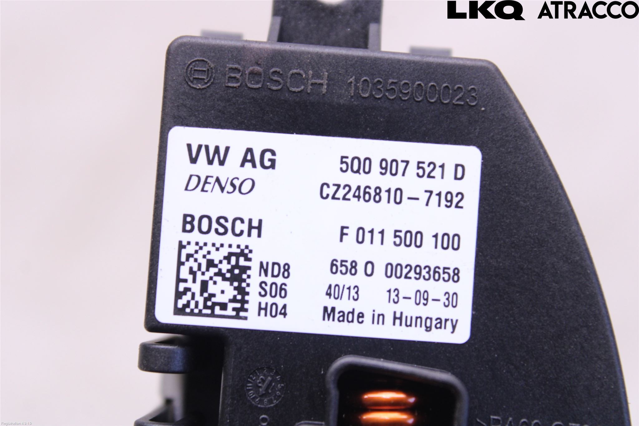 Volkswagen VW GOLF / E-GOLF VII 13-20 Varmeapparat Viftemotstand