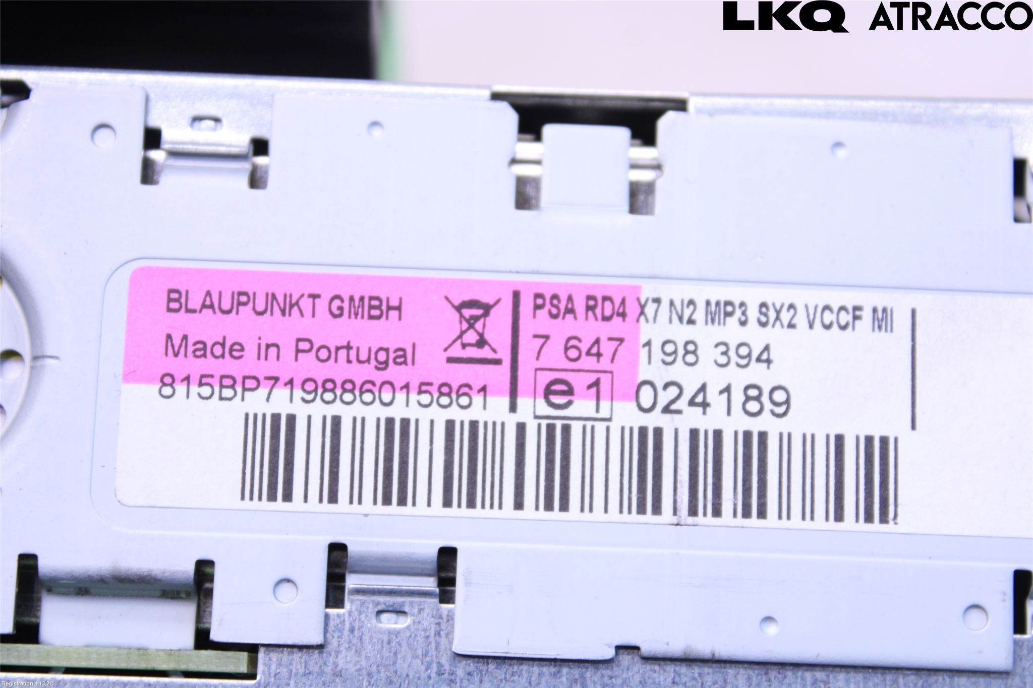 Citroen C5 08-17 Stereo Radio Med Cd