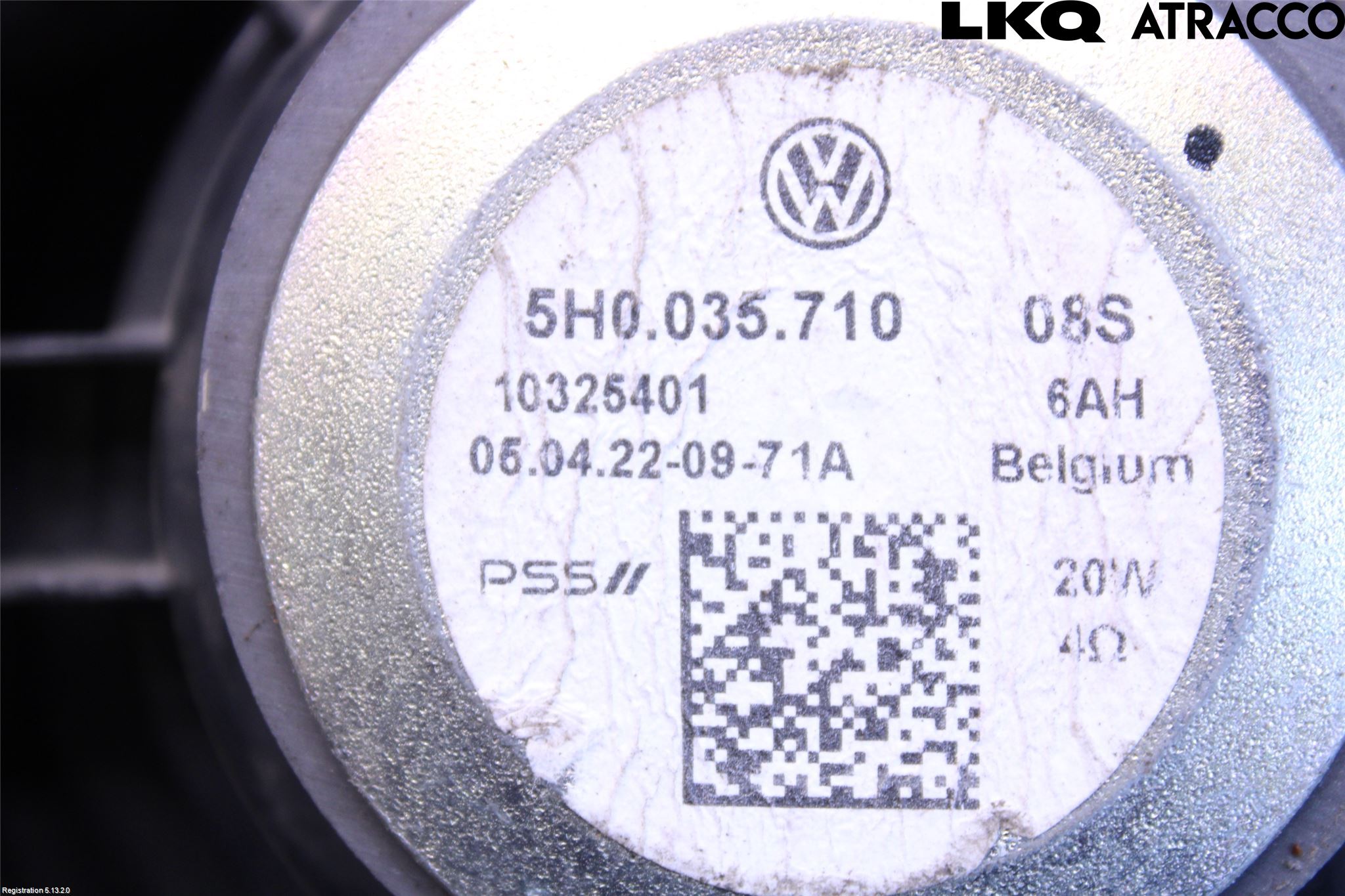 Volkswagen VW GOLF / E-GOLF VIII 20- Innr Høyttaler