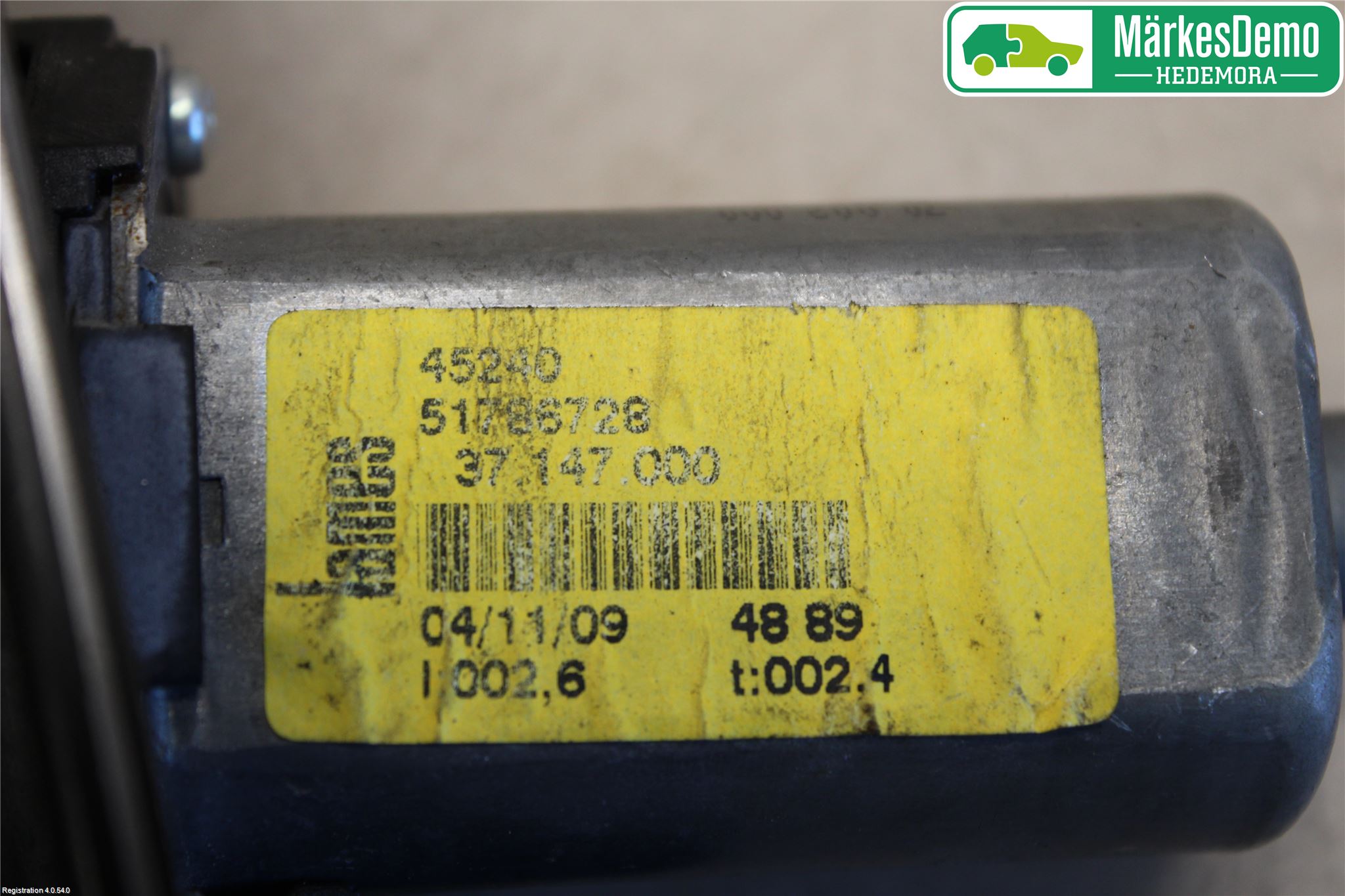 Fiat PUNTO EVO 10-12 Vindusheis El Komp