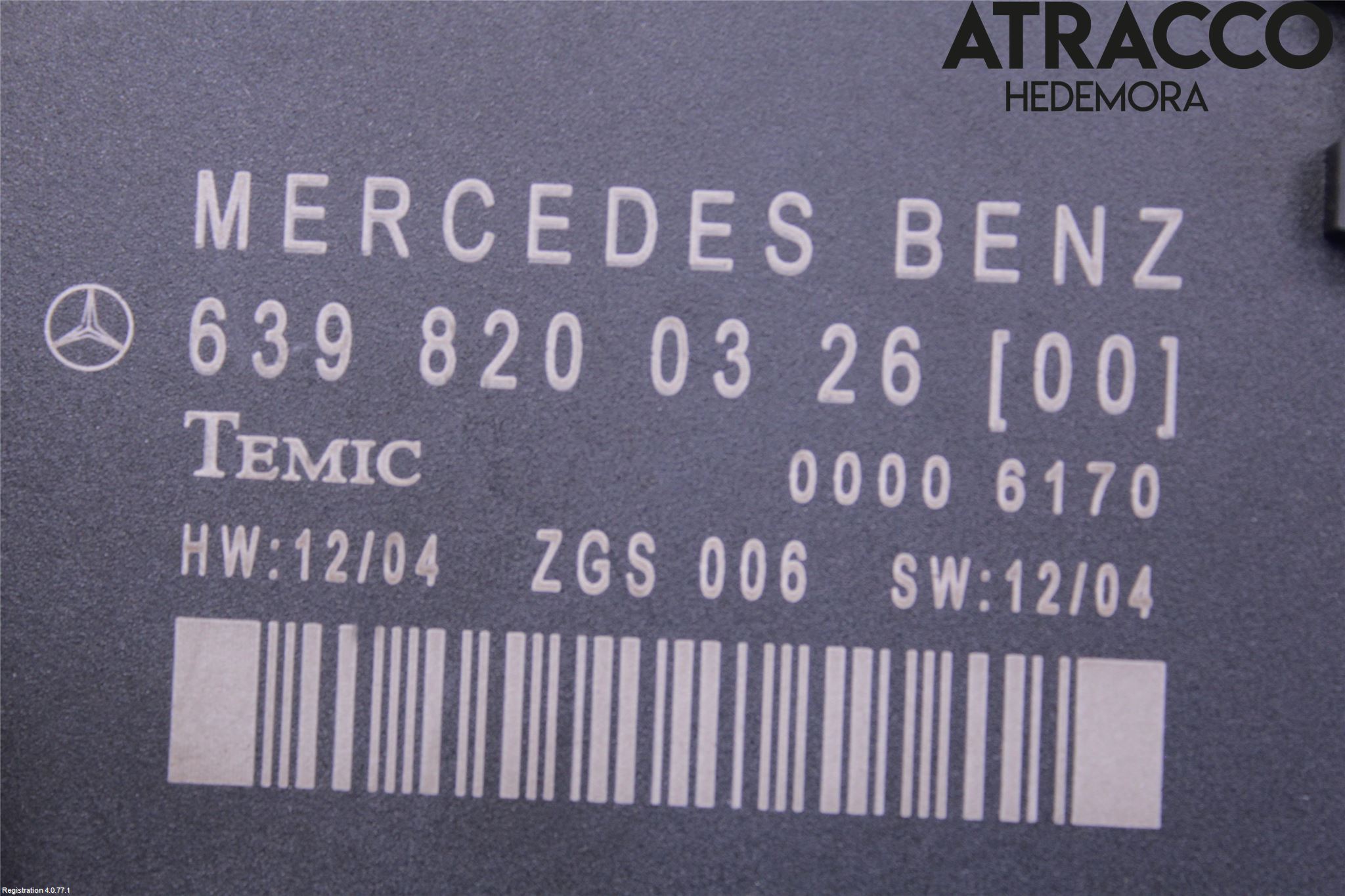 Mercedes-Benz MB VITO/VIANO (W639) 04-14 Styreenhet Dør