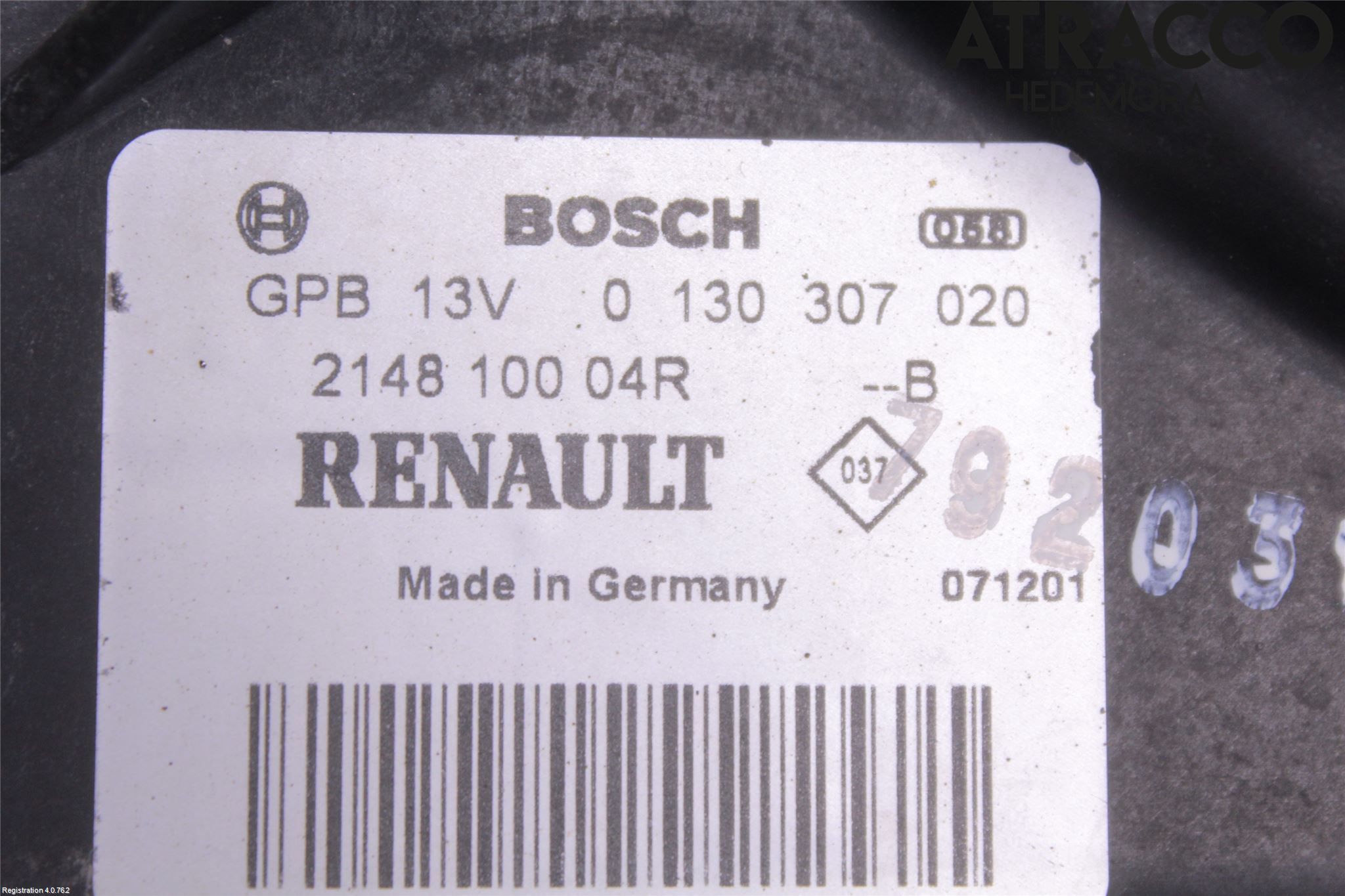 Renault LAGUNA III 08-10 Kjølevifte Elektrisk