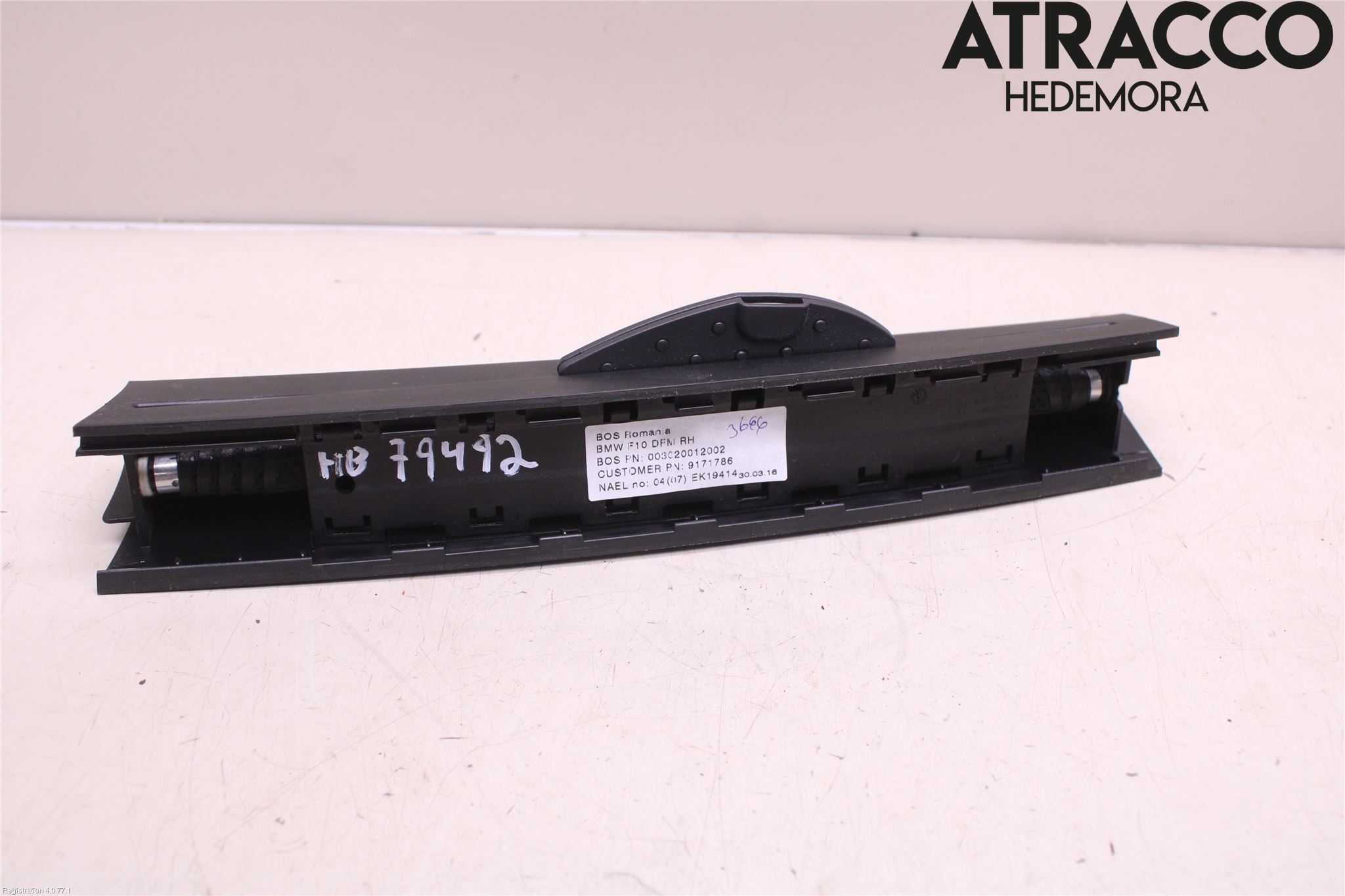BMW 5 F10/F11/F18 09-17 Innr Solskjerm
