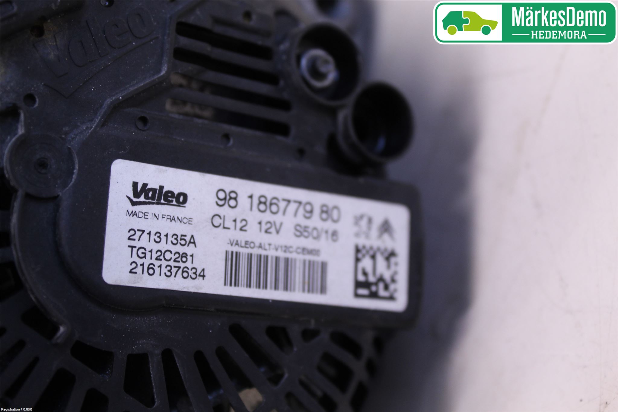 Citroen C4 CACTUS 14-20 Dynamo