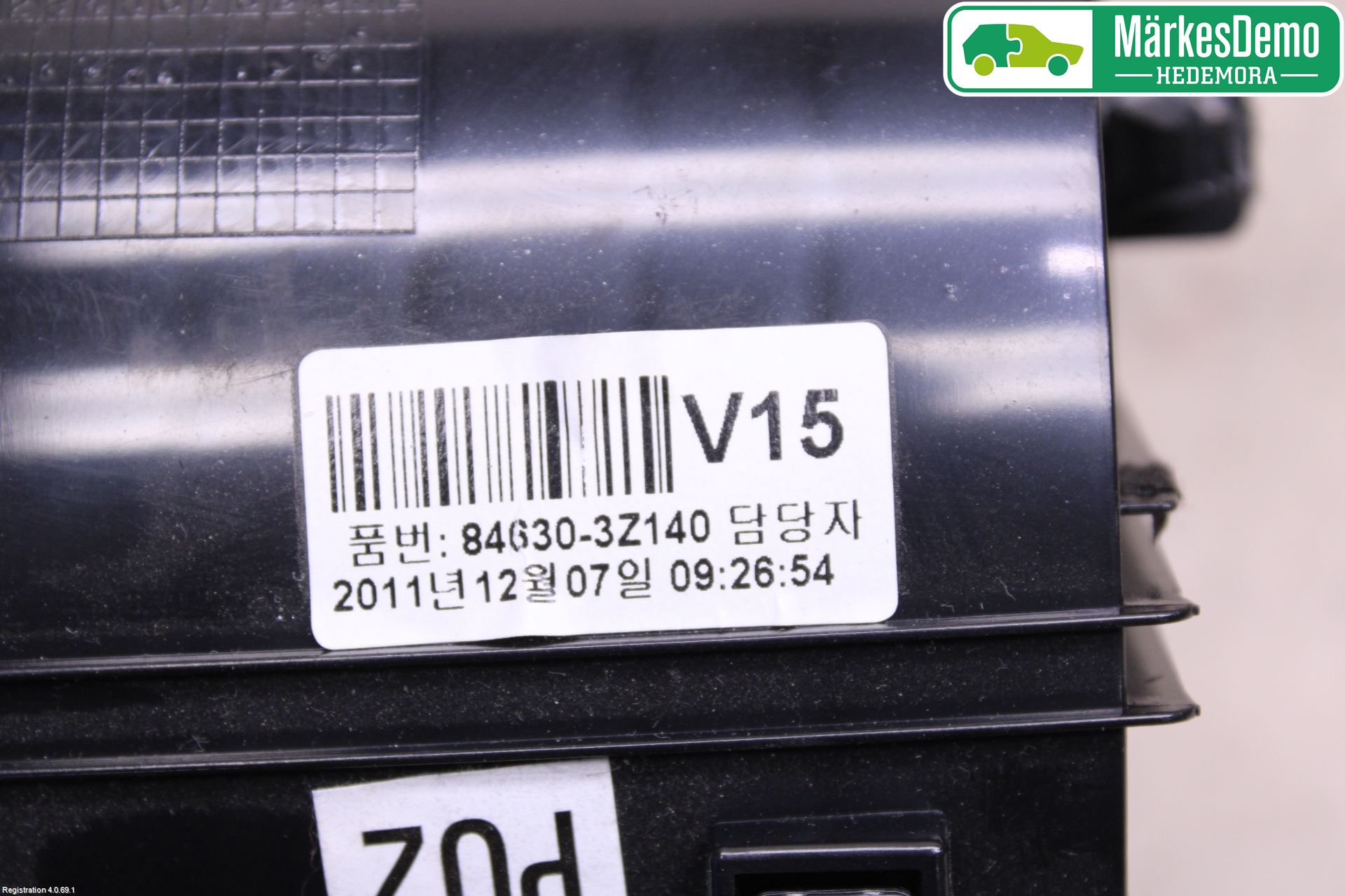Hyundai i40 08-15 Innr Oppbevaringsrom