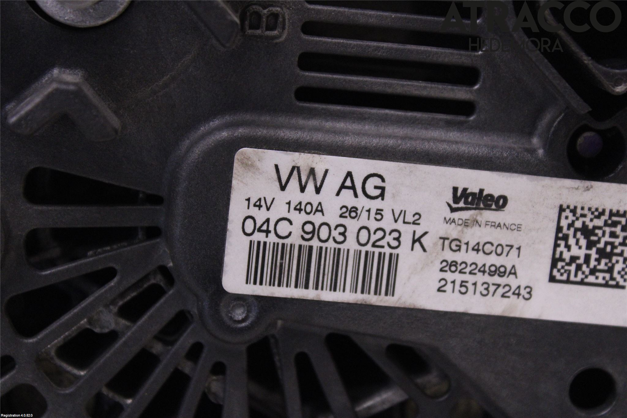 Volkswagen VW GOLF SPORTSVAN 15-20 Dynamo