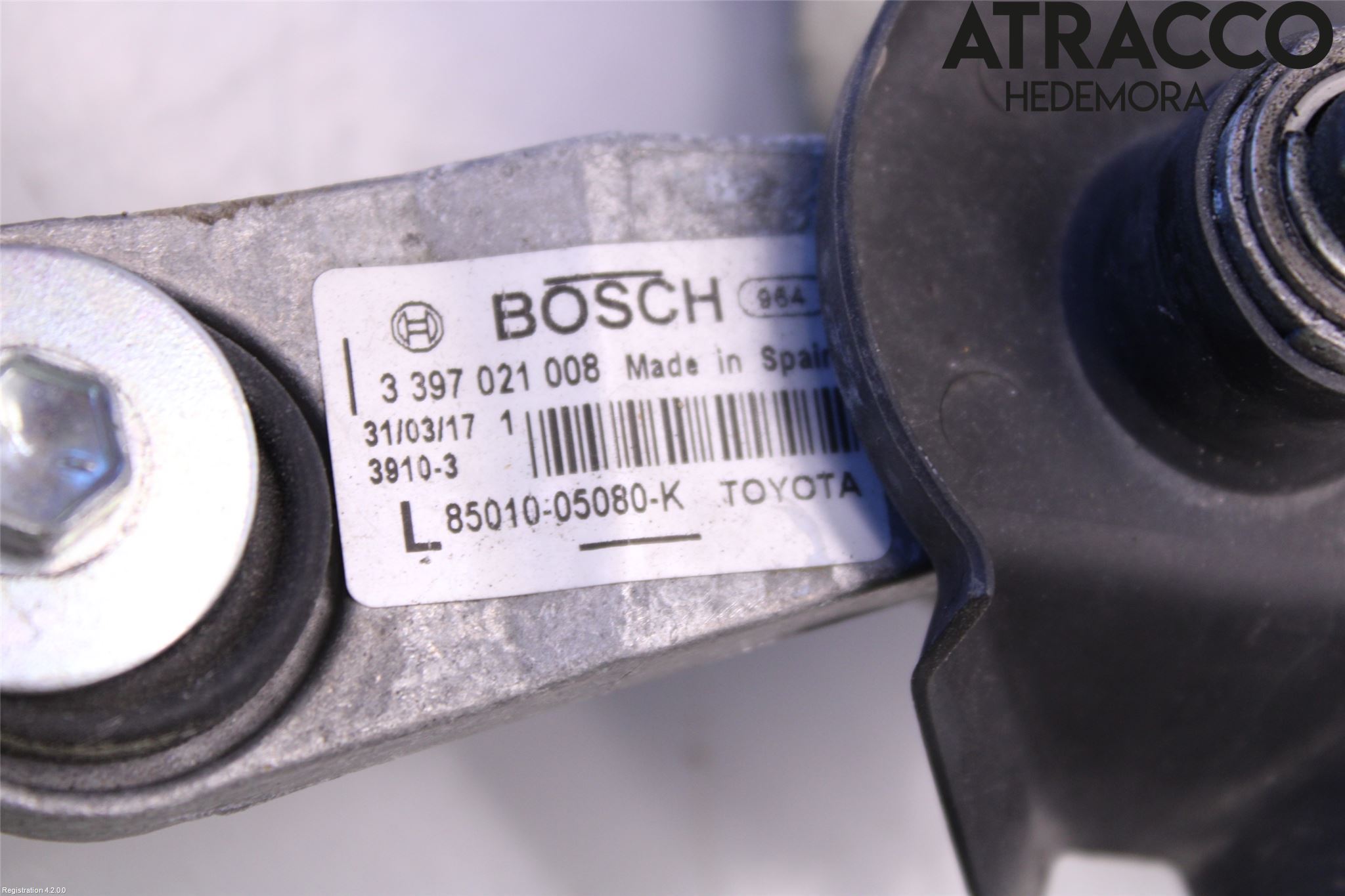 Toyota AVENSIS 16-18 Viskeroverføring Frontrute