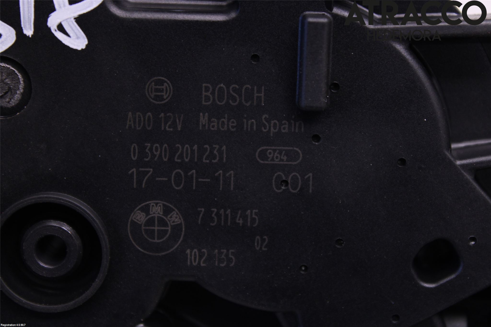 BMW 3 F30/F31/F80 12-19 Viskermotor Bakluke