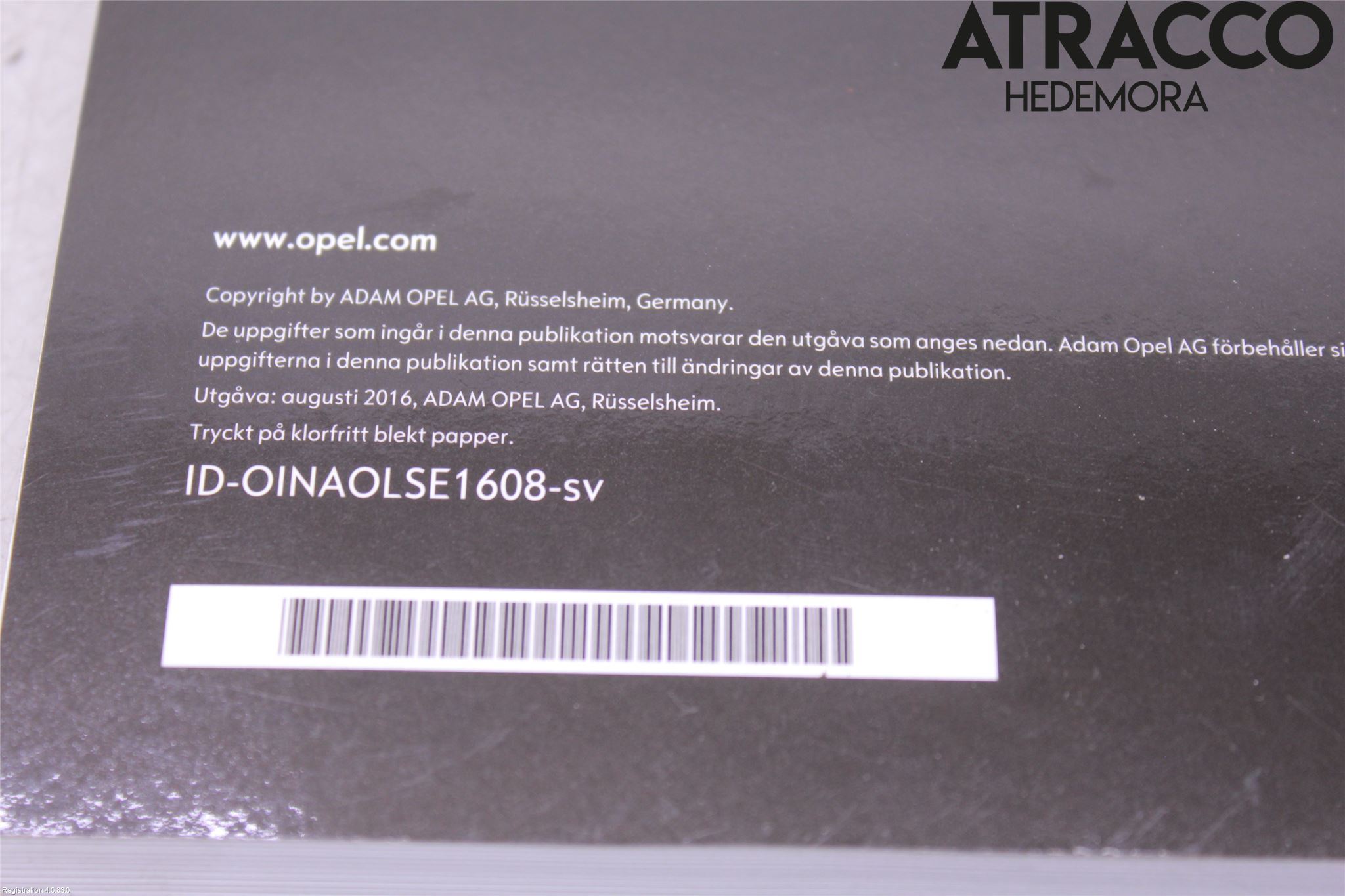 Opel INSIGNIA 17- Instruksjonsbok