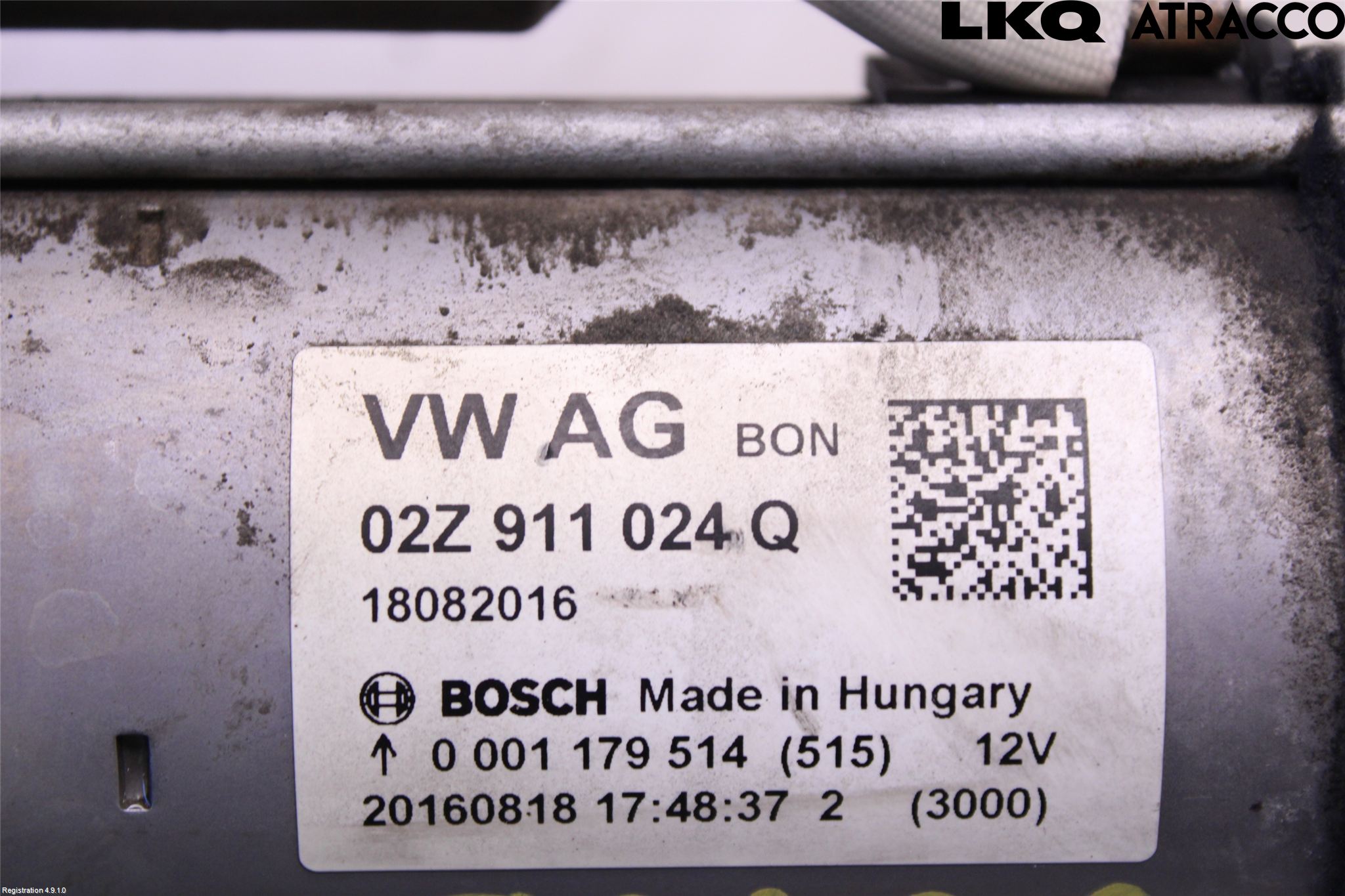 Volkswagen VW GOLF / E-GOLF VII 13-20 Startmotor