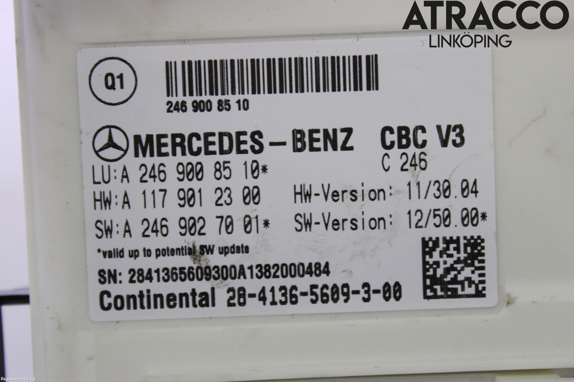 Mercedes-Benz MB A-KLASS (W176) 13-18 Styreenhet Øvrig