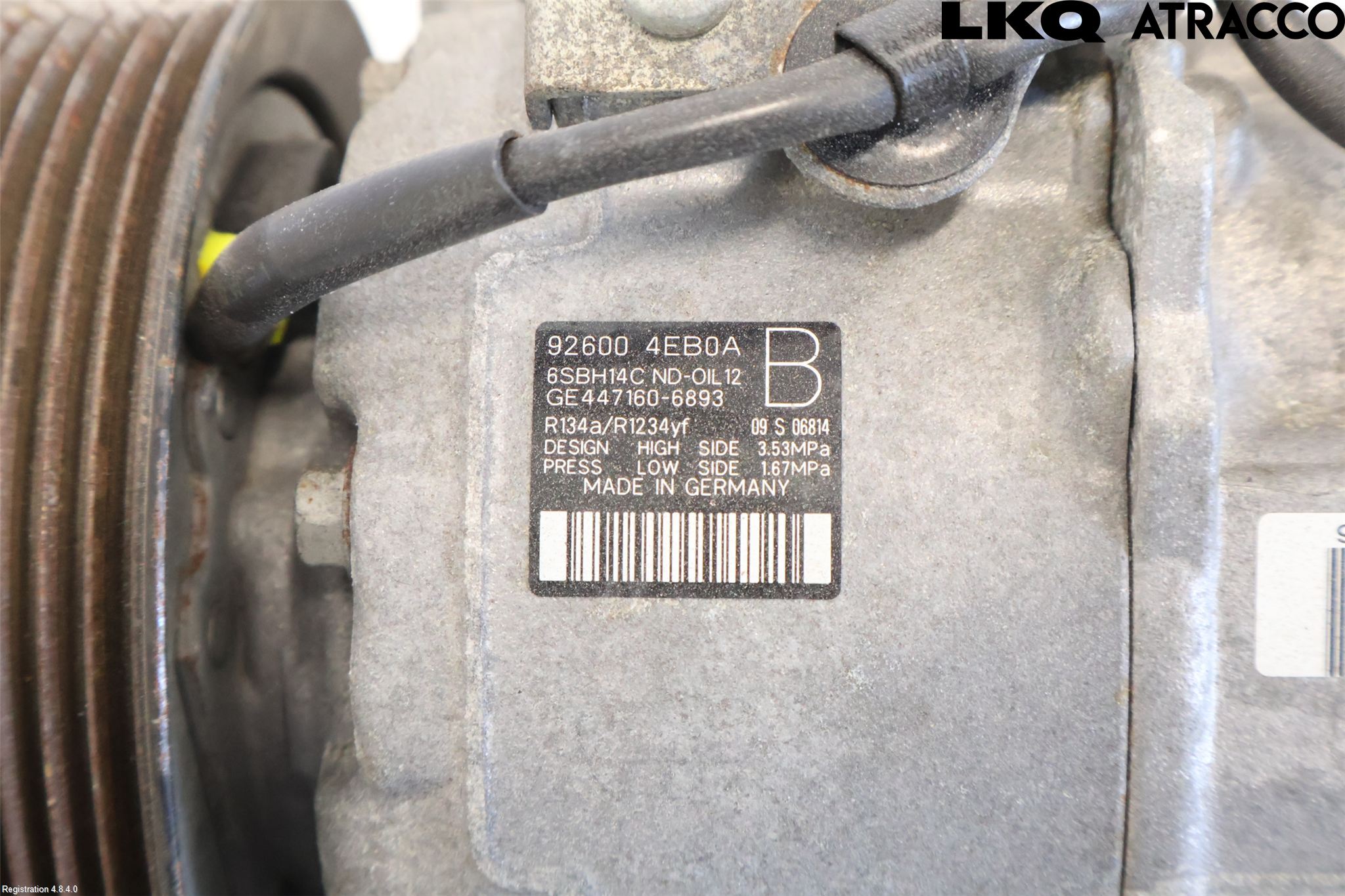 Nissan QASHQAI 14-17 Varme Ac Kompressor
