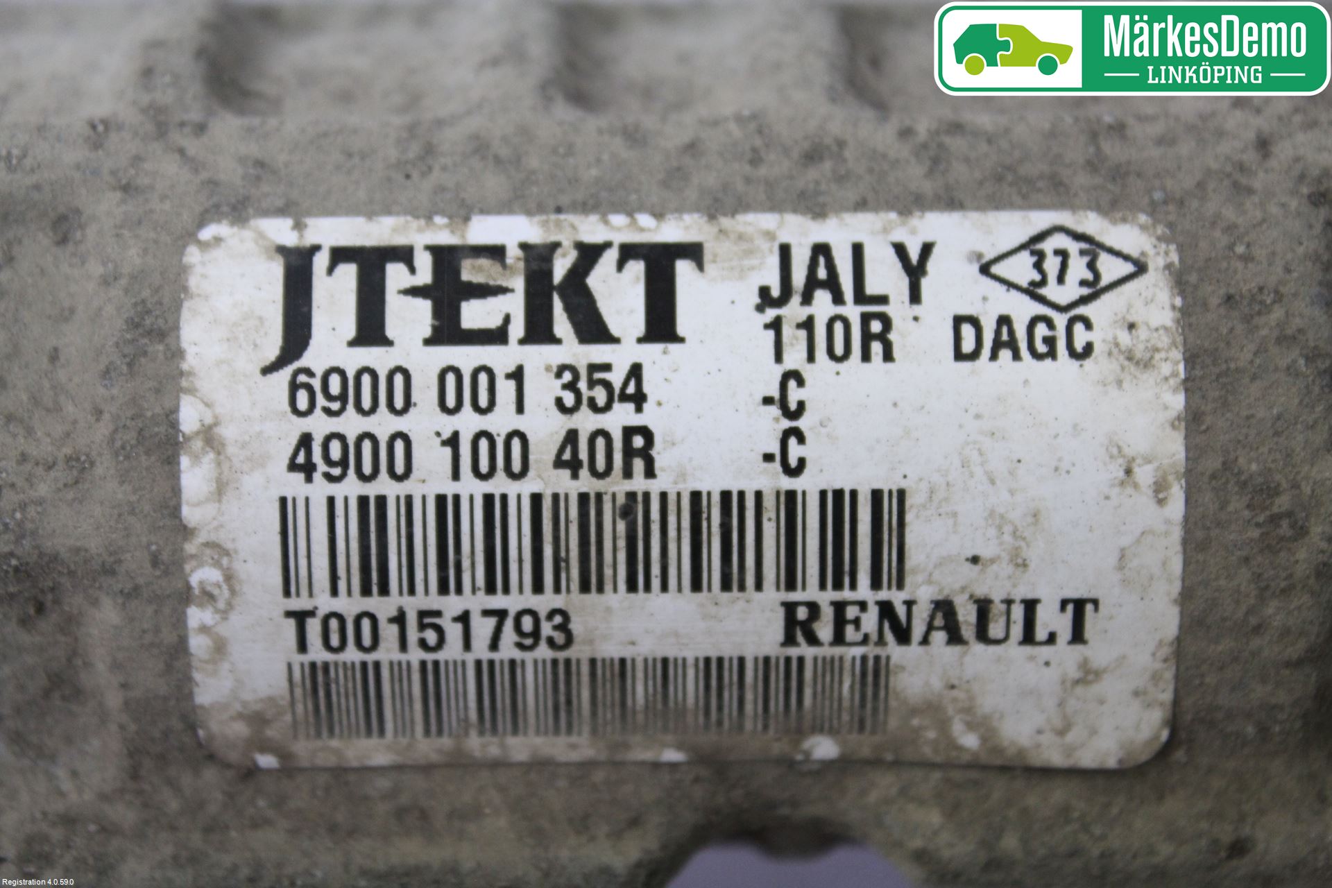 Renault LAGUNA III 11-15 Servo Snekke - Tannstang